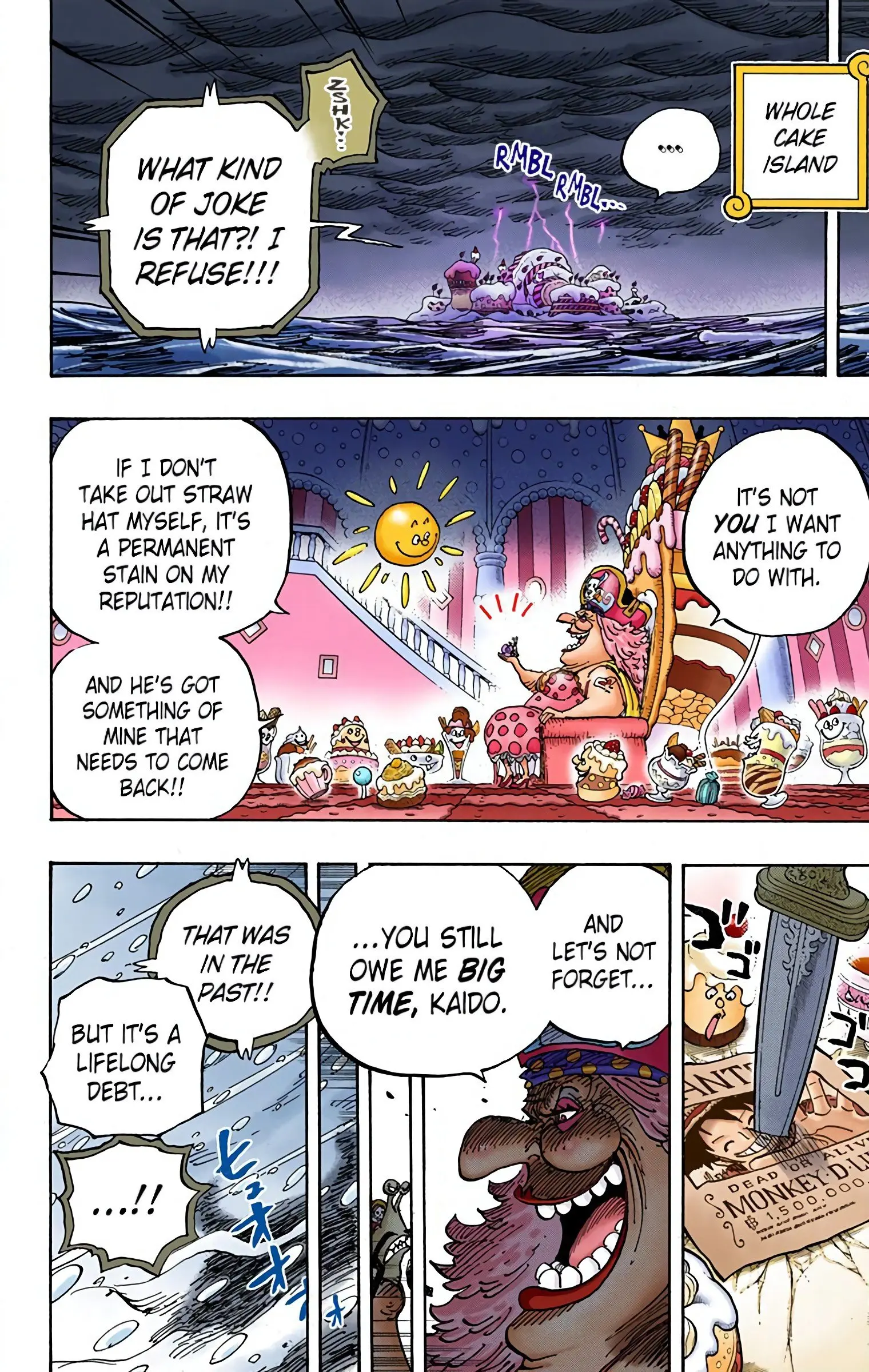 One Piece Colored, chapter 907, page 2