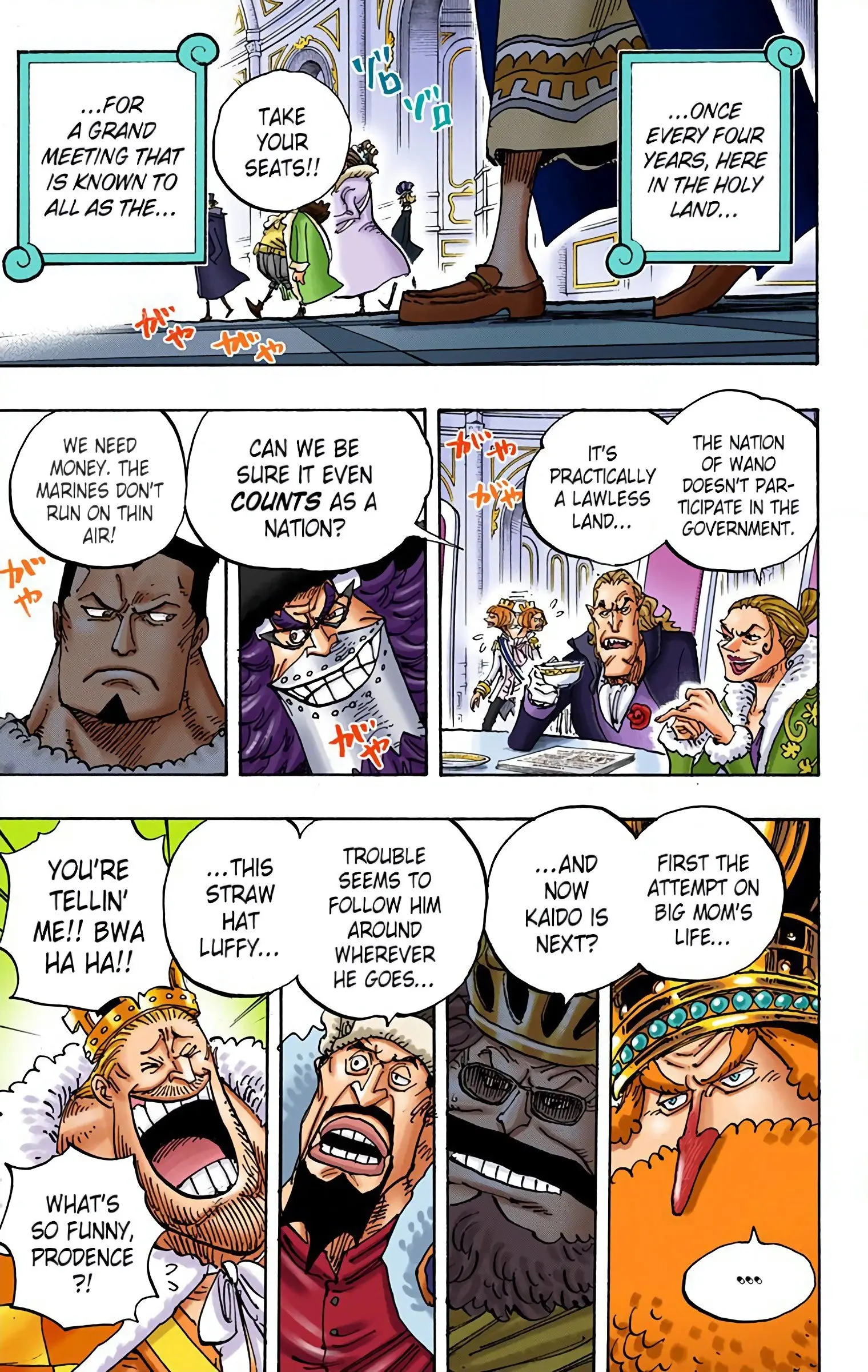 One Piece Colored, chapter 908, page 10