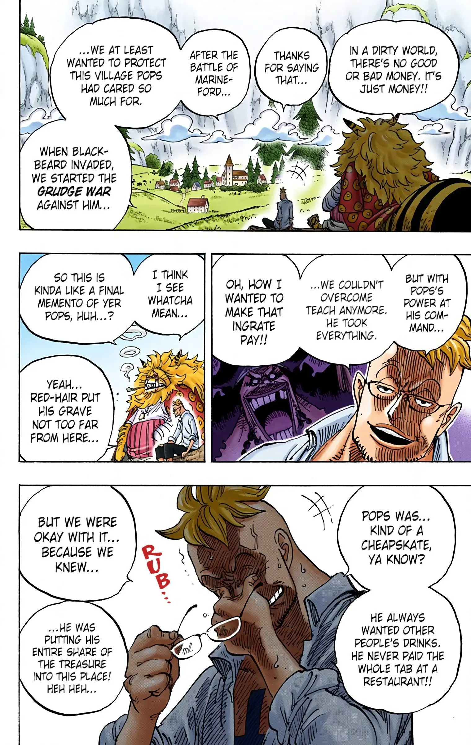 One Piece Colored, chapter 909, page 6