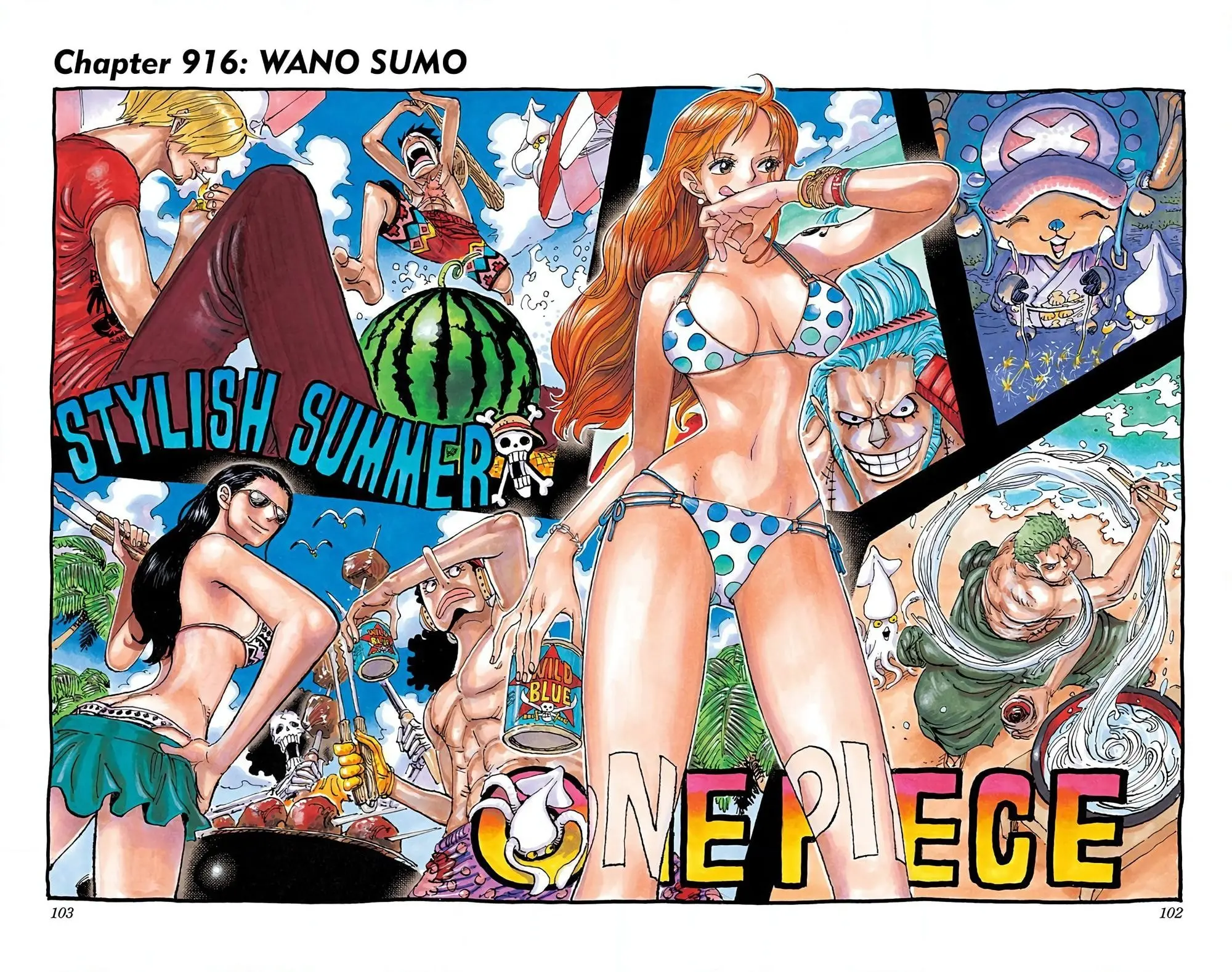 One Piece Colored, chapter 916, page 1