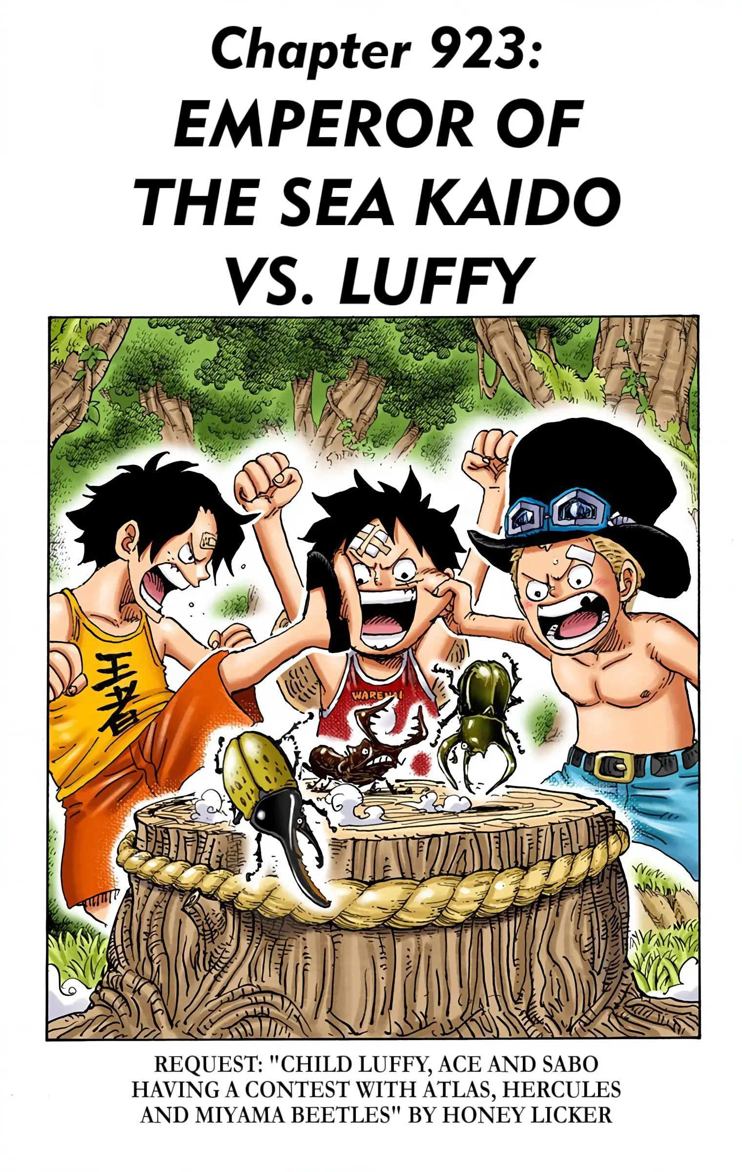 One Piece Colored, chapter 923, page 1