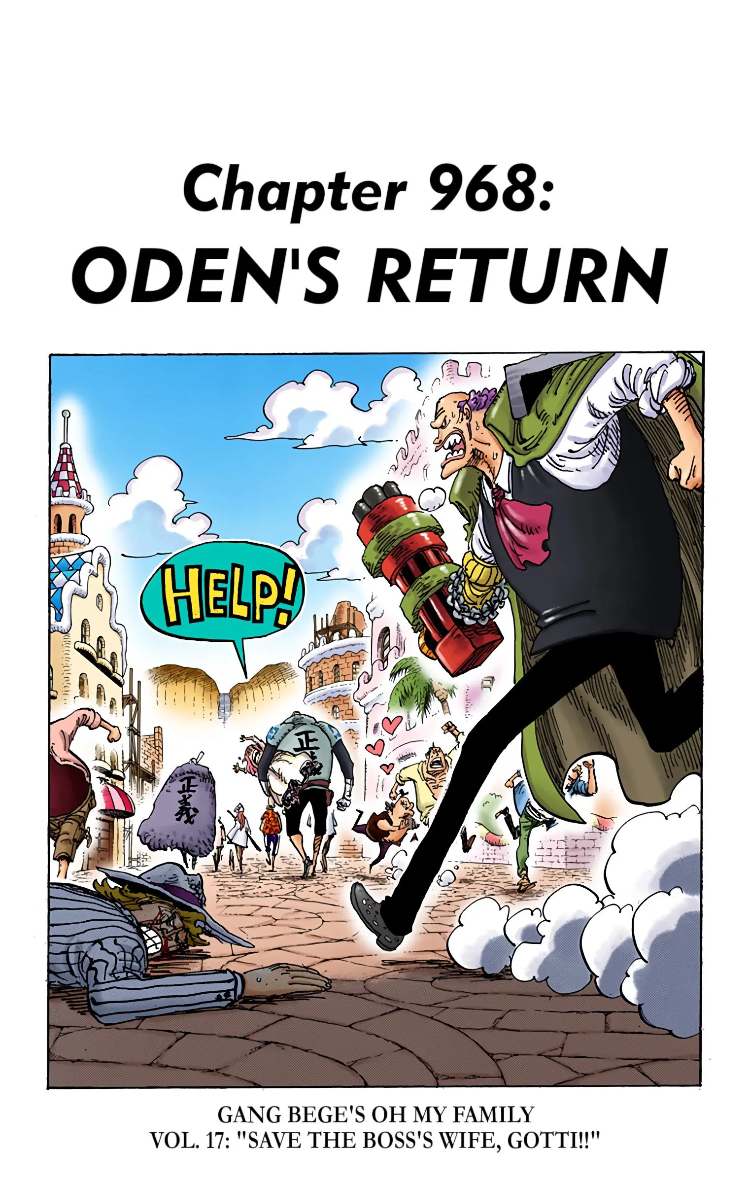 One Piece Colored, chapter 968, page 1