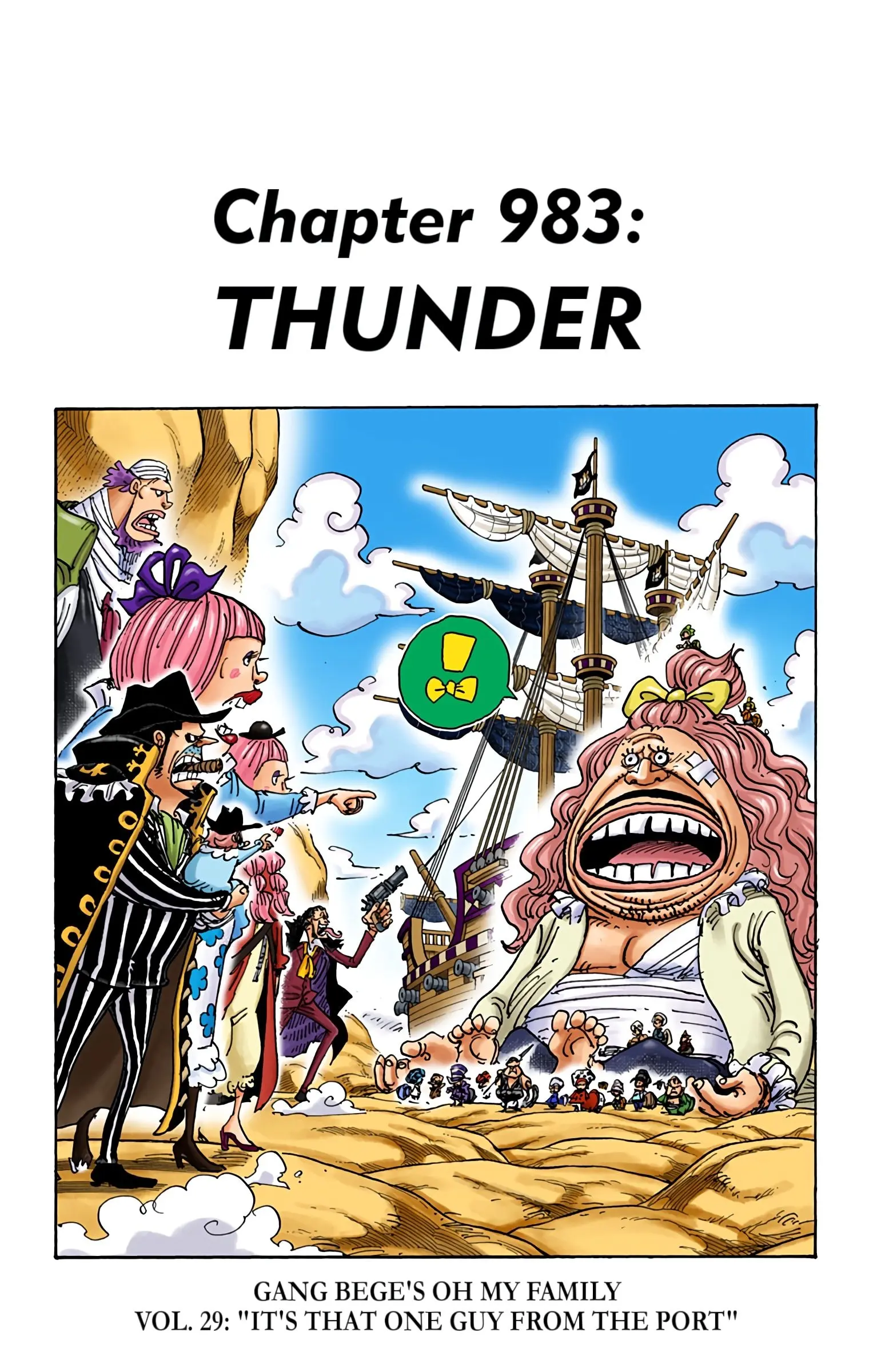 One Piece Colored, chapter 983, page 1