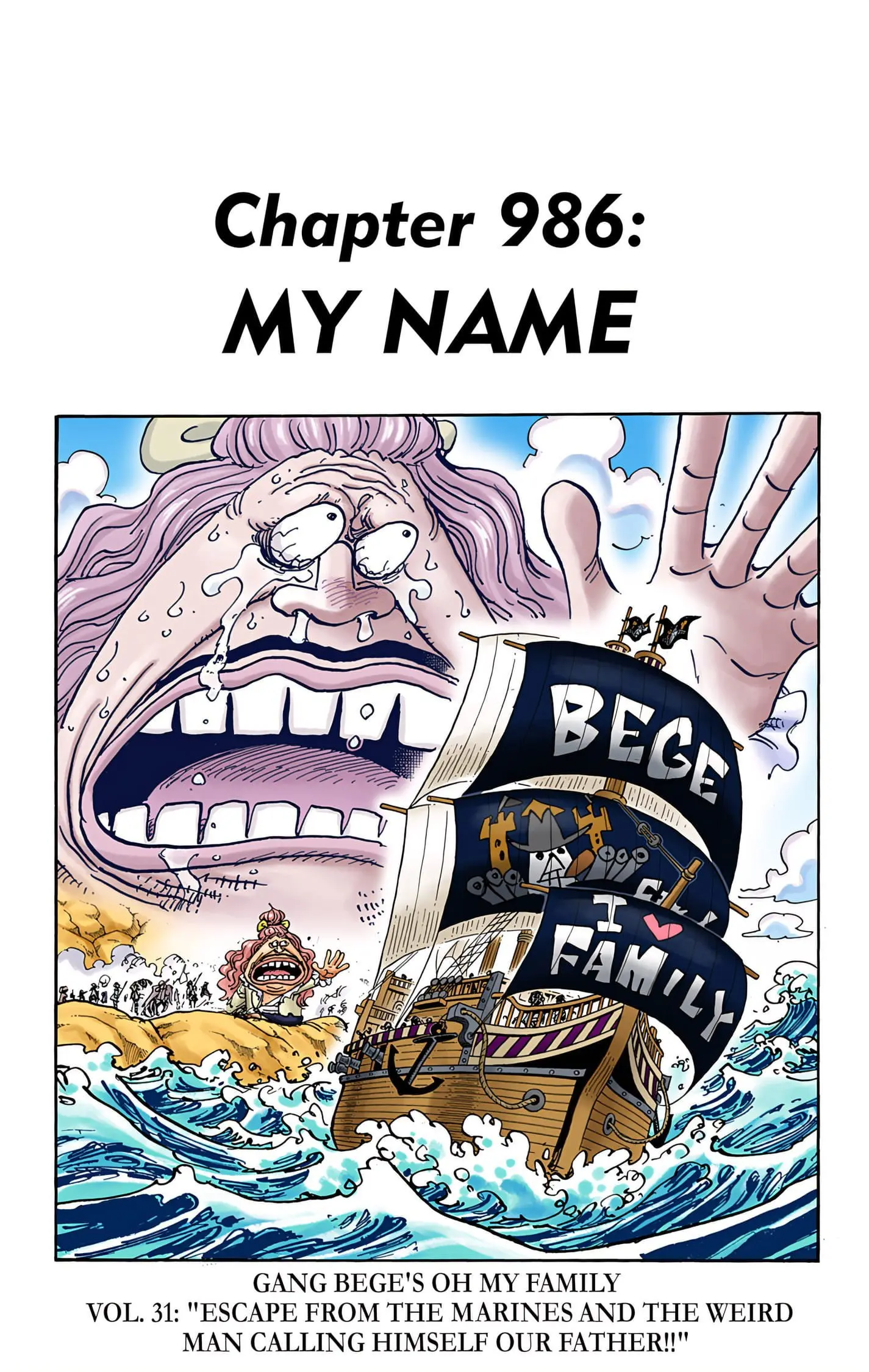 One Piece Colored, chapter 986, page 1