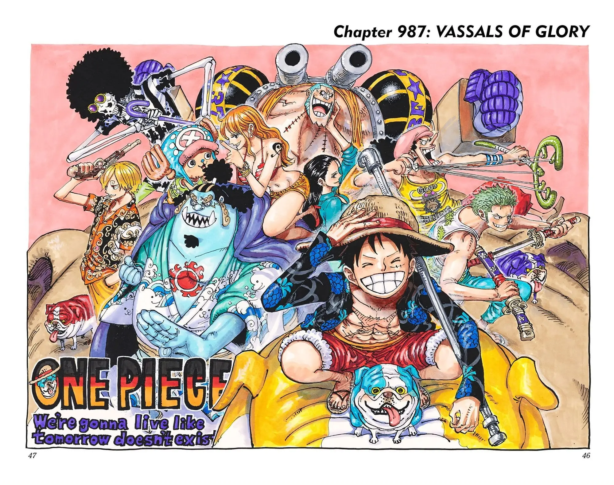 One Piece Colored, chapter 987, page 1