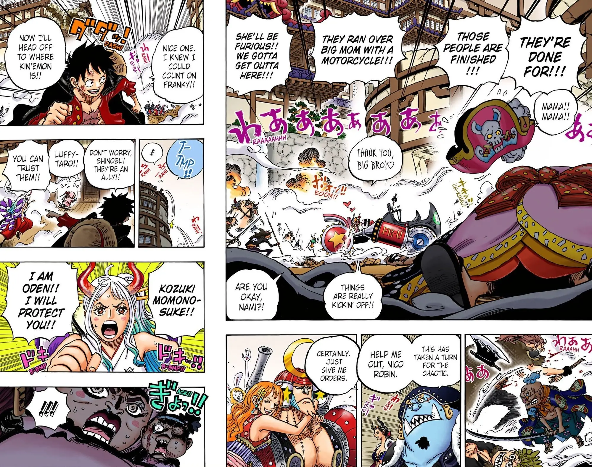 One Piece Colored, chapter 989, page 2