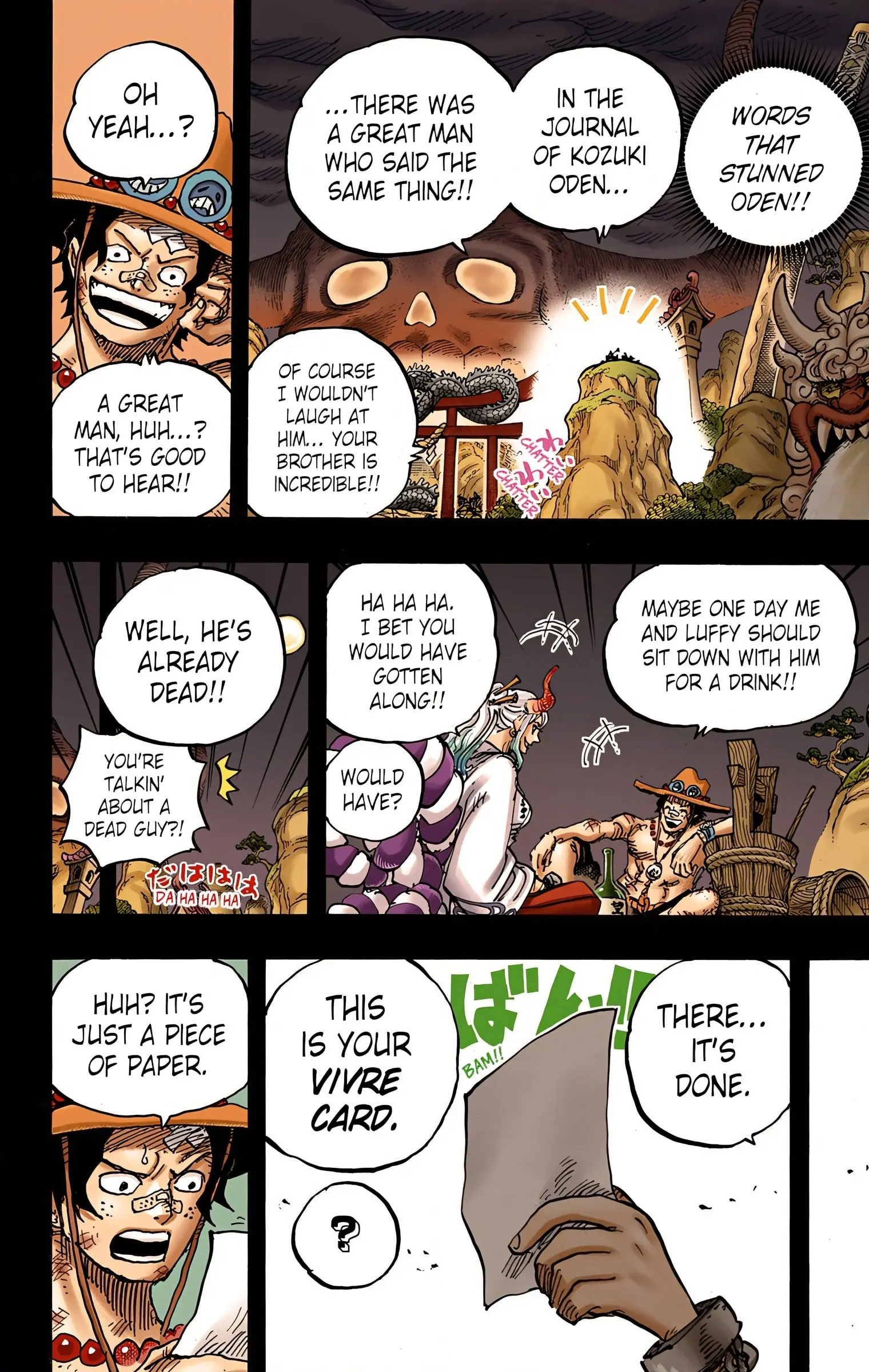 One Piece Colored, chapter 1000, page 8