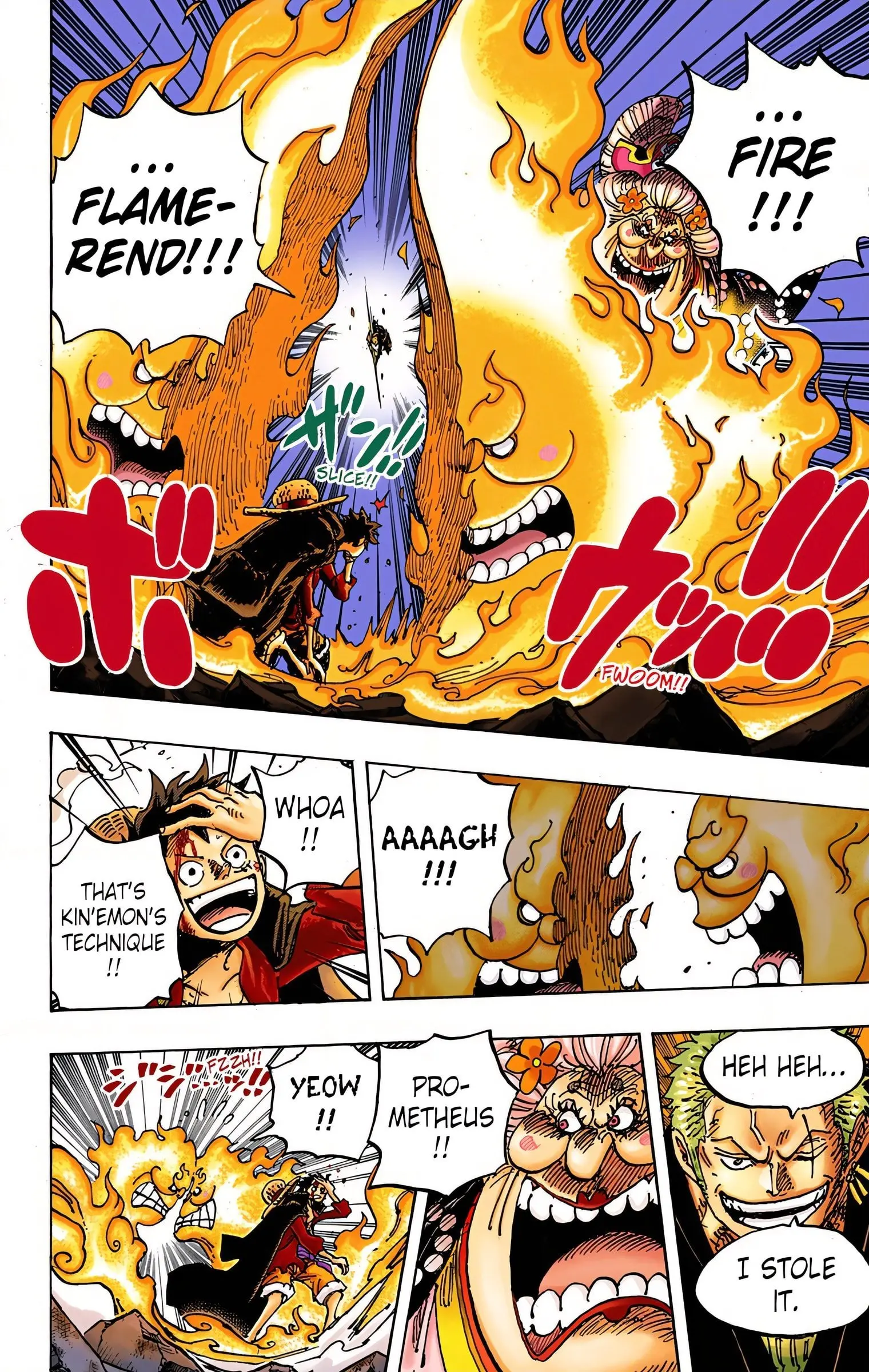 One Piece Colored, chapter 1001, page 6