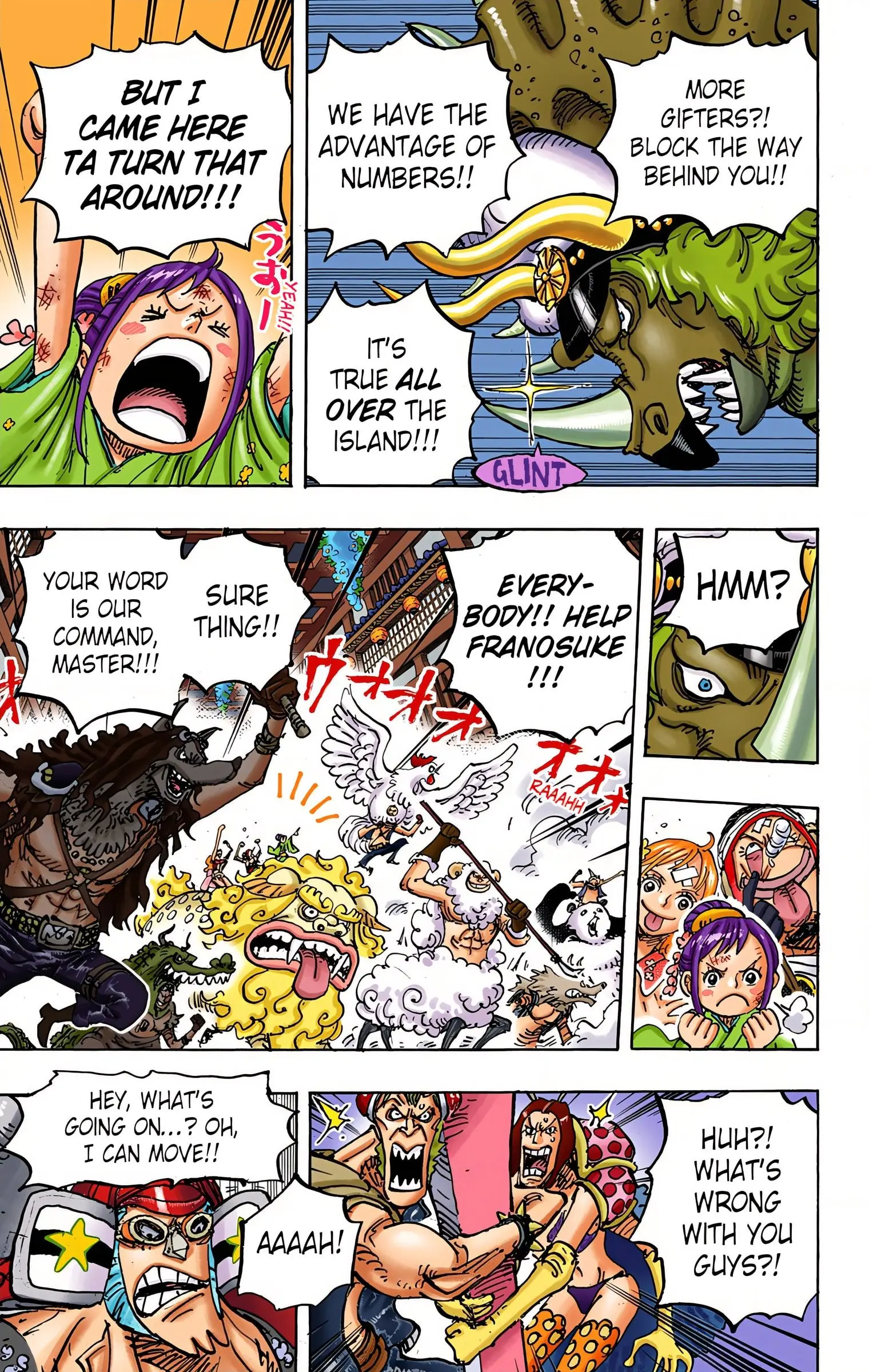 One Piece Colored, chapter 1004, page 9