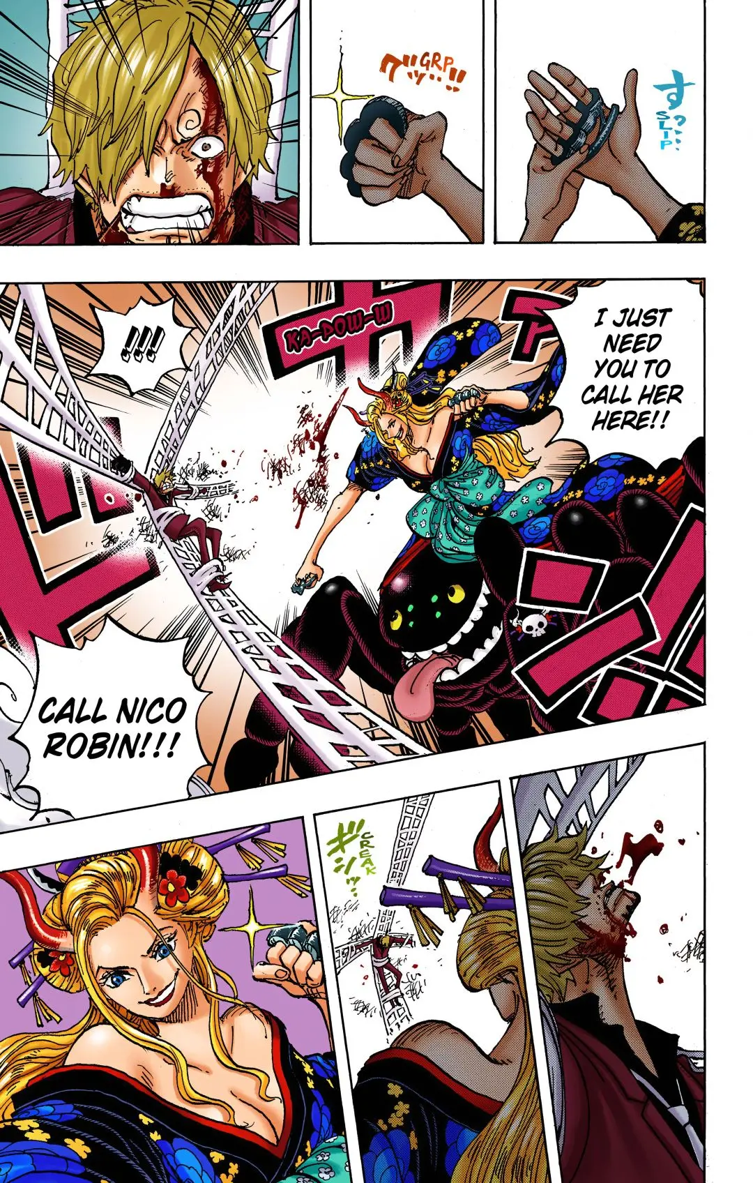 One Piece Colored, chapter 1005, page 7
