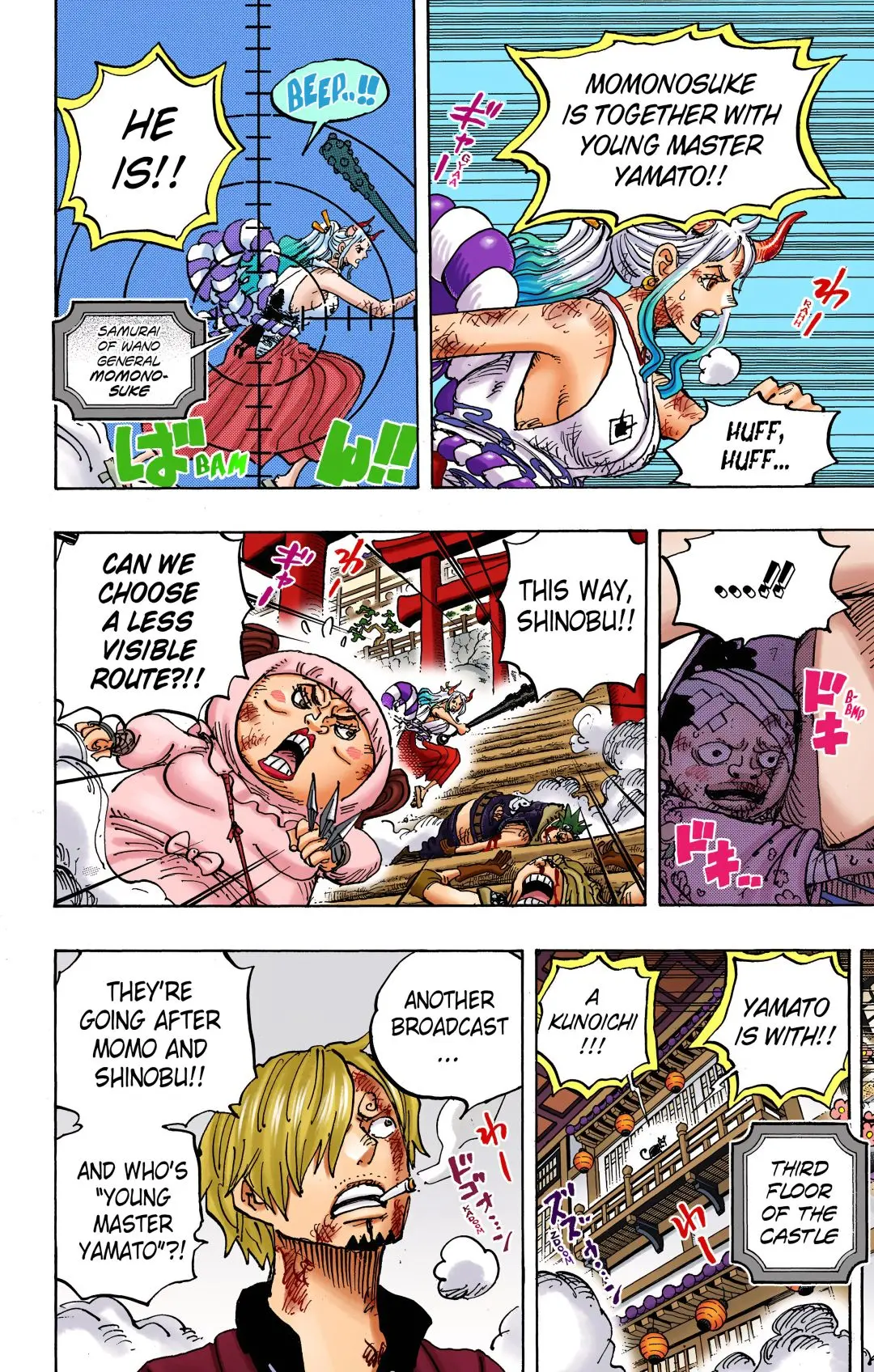 One Piece Colored, chapter 1006, page 3