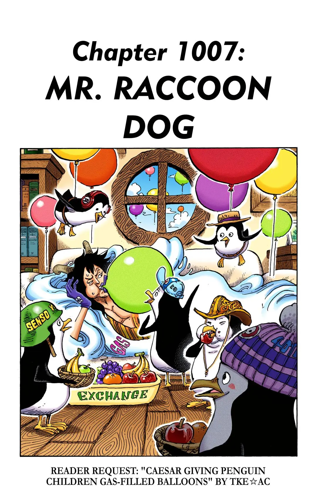One Piece Colored, chapter 1007, page 1