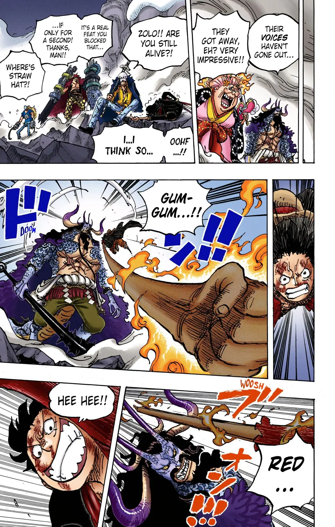 One Piece Colored, chapter 1009, page 8