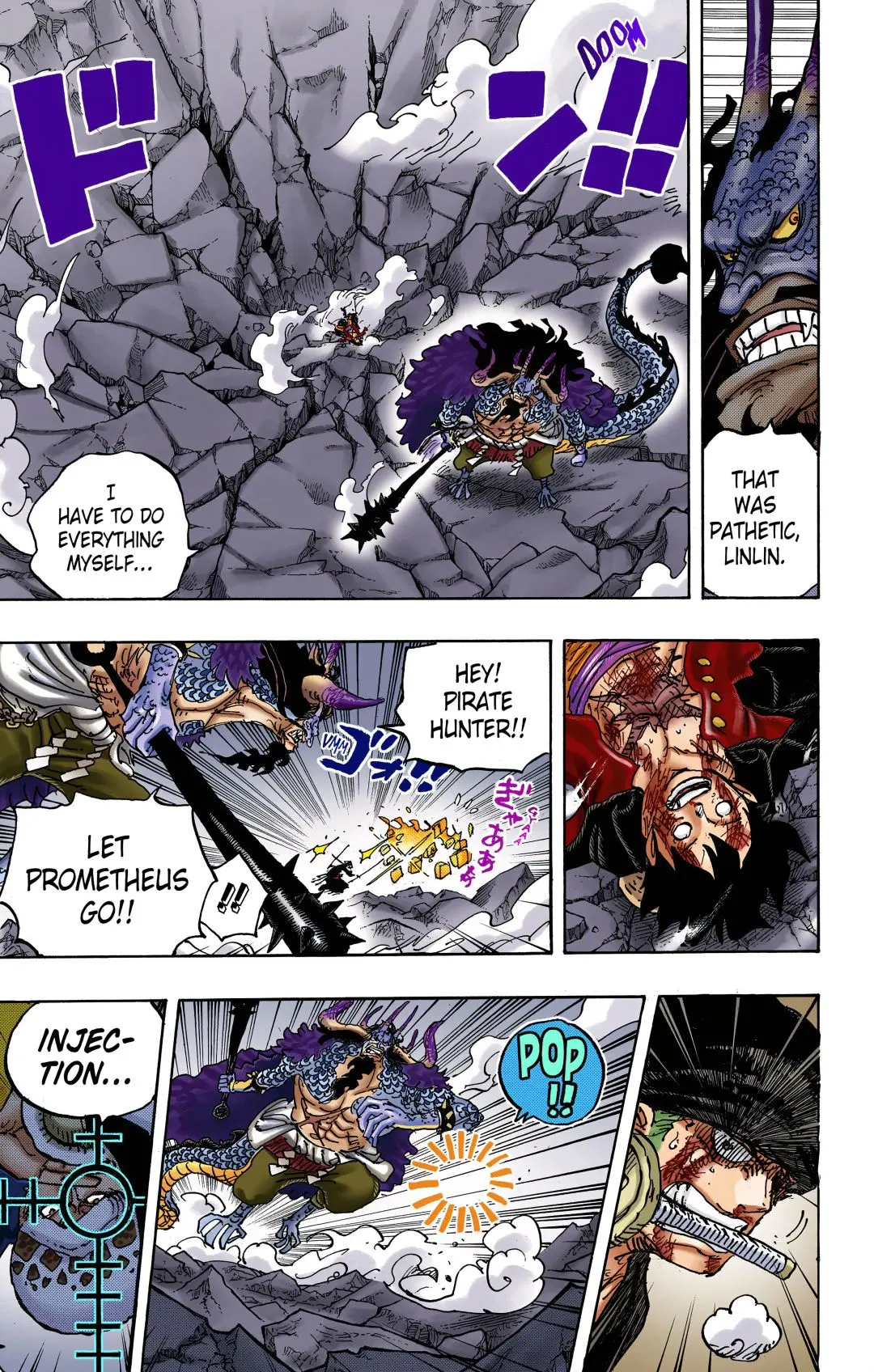 One Piece Colored, chapter 1010, page 3