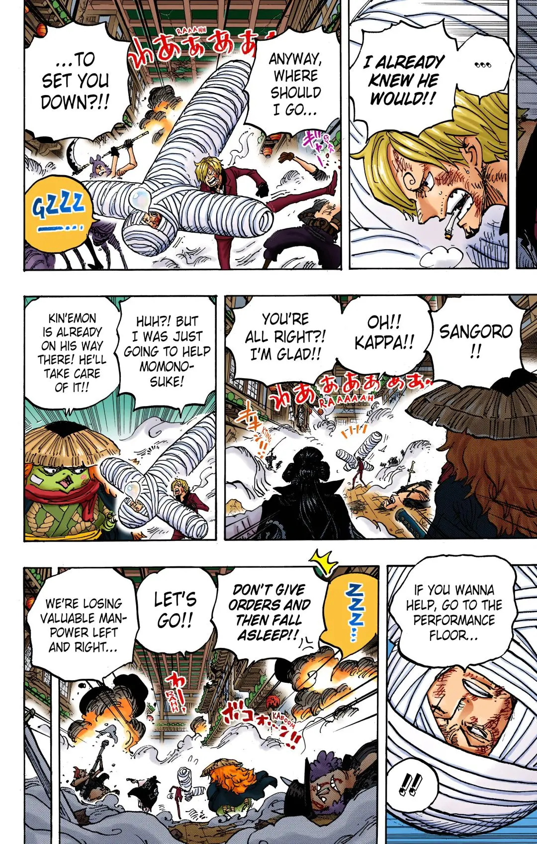 One Piece Colored, chapter 1012, page 10