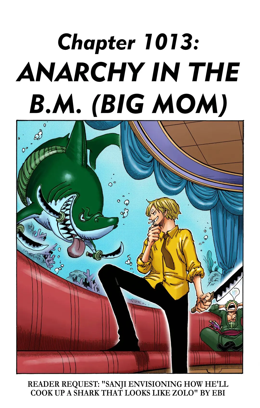 One Piece Colored, chapter 1013, page 1