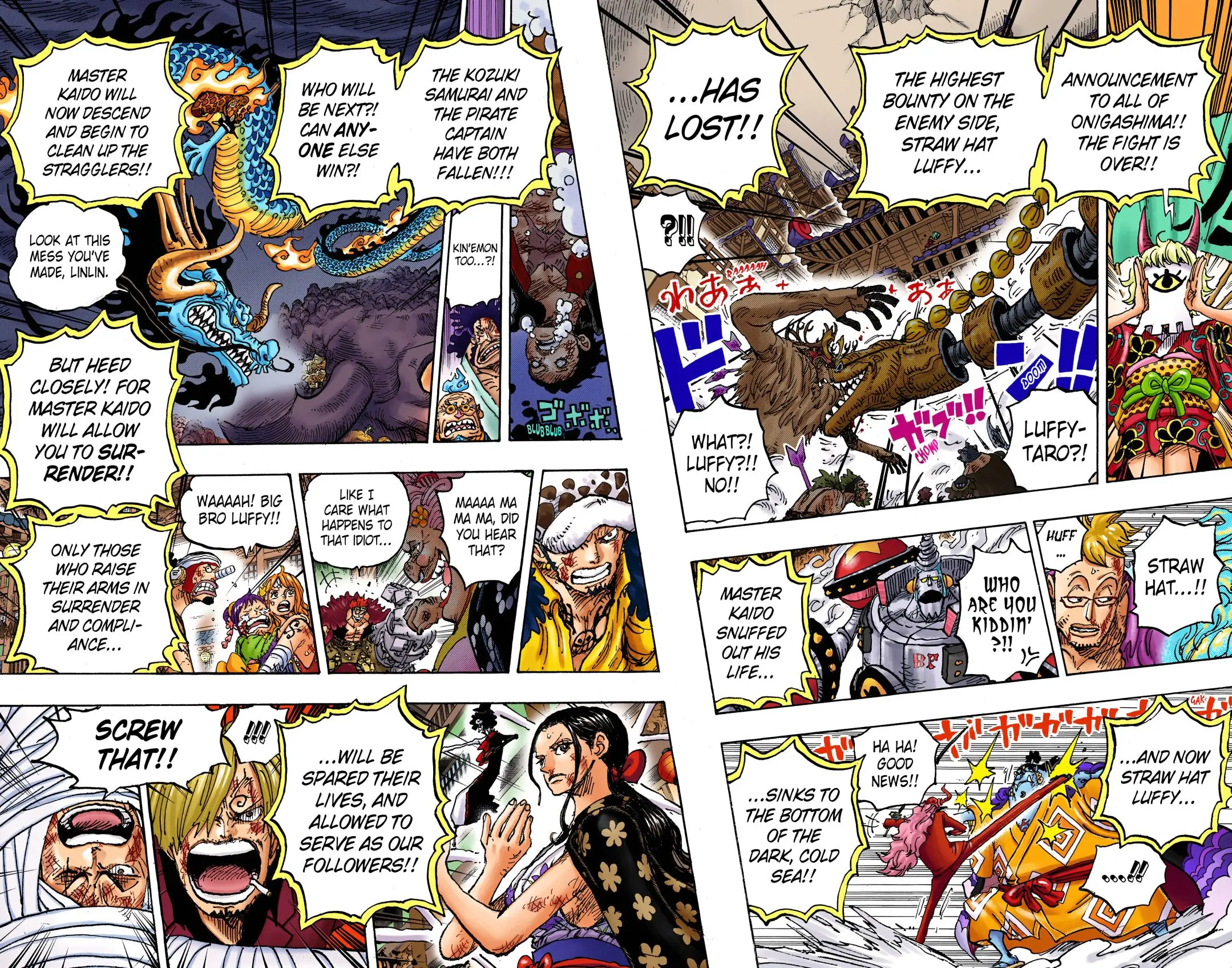 One Piece Colored, chapter 1014, page 8