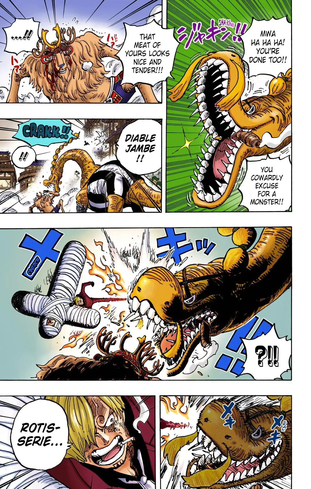 One Piece Colored, chapter 1015, page 5