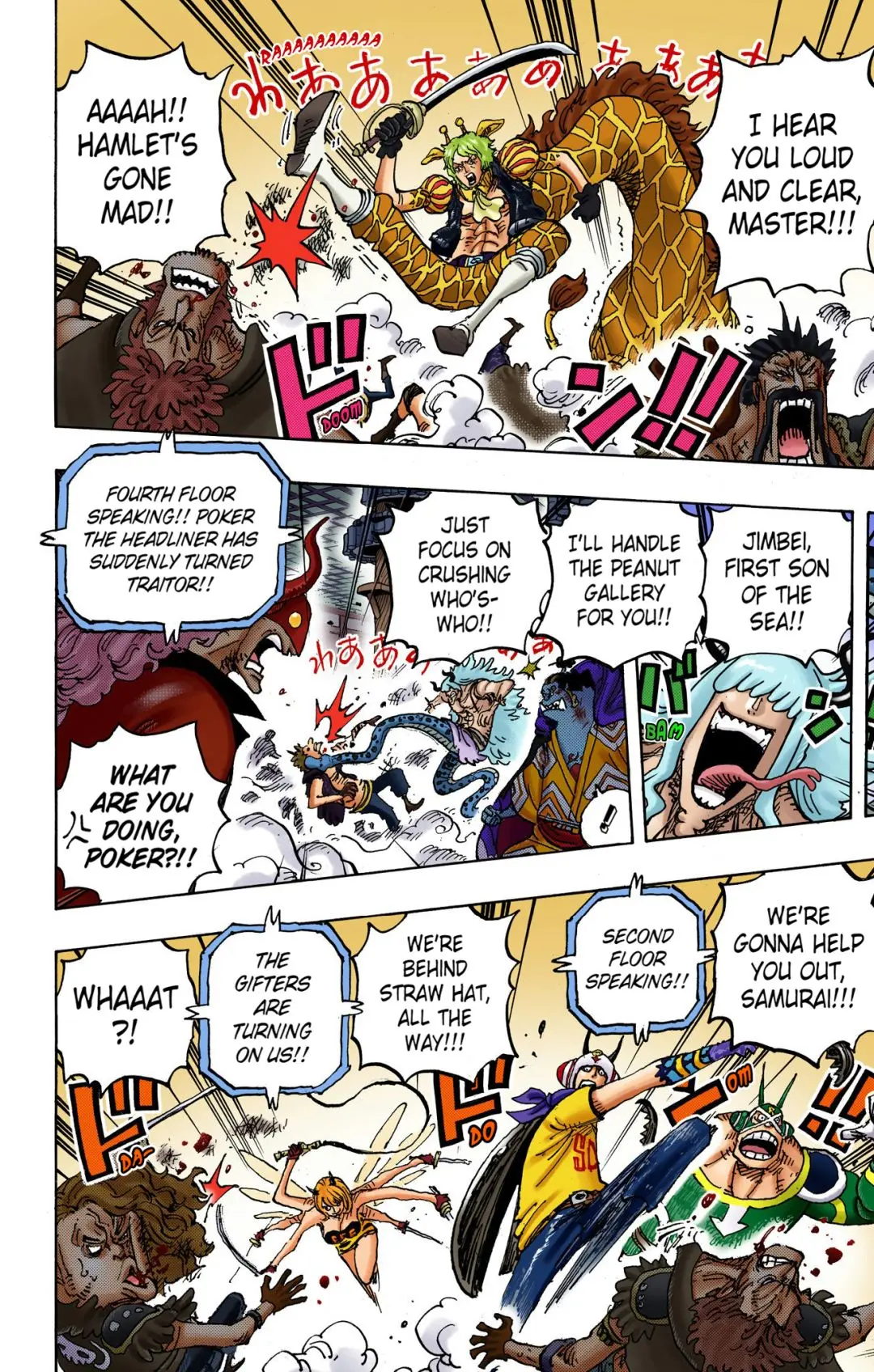 One Piece Colored, chapter 1017, page 8