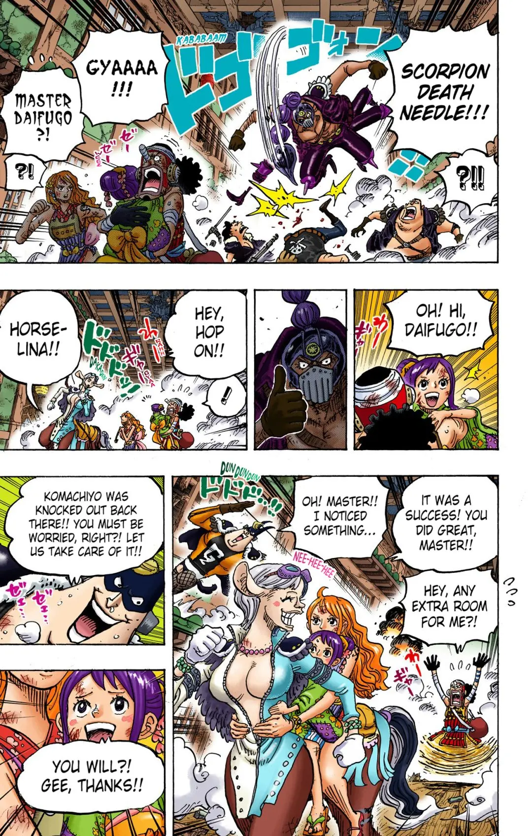 One Piece Colored, chapter 1018, page 3