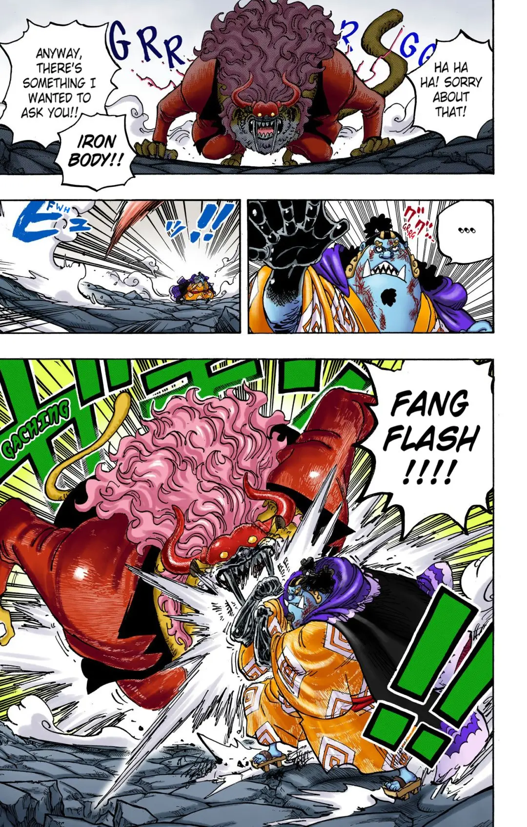 One Piece Colored, chapter 1018, page 9