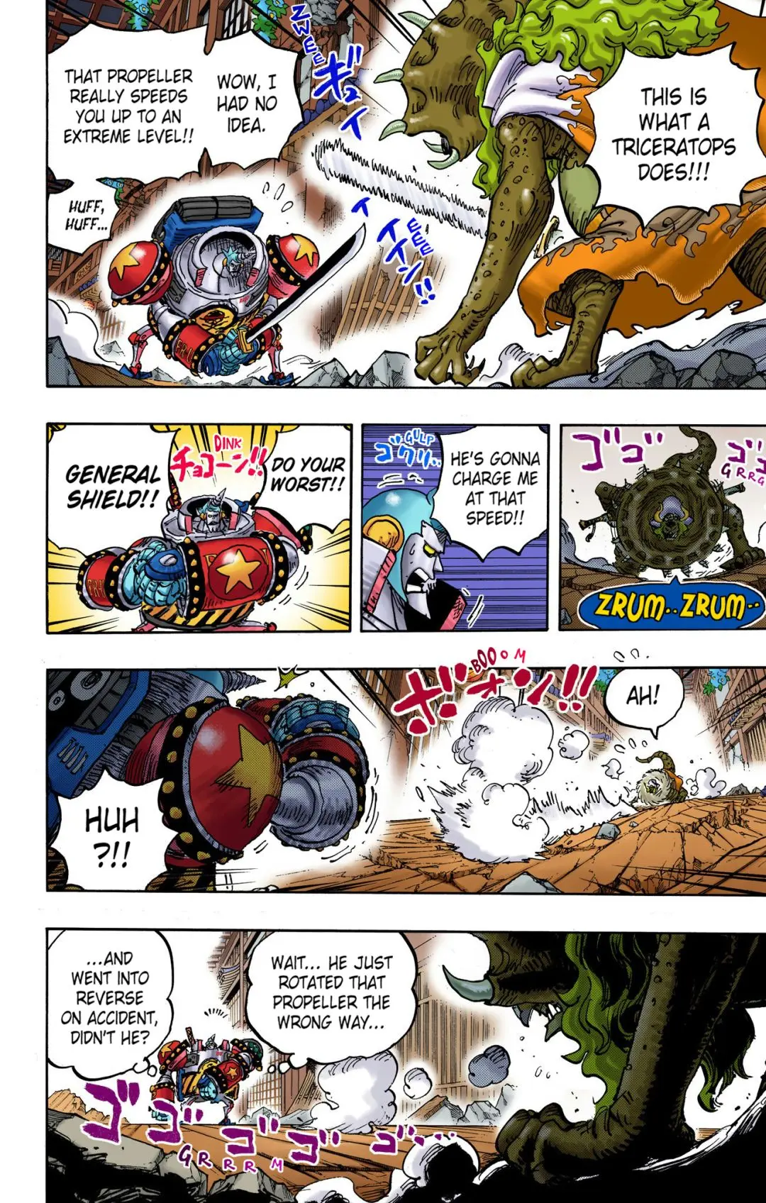 One Piece Colored, chapter 1019, page 9