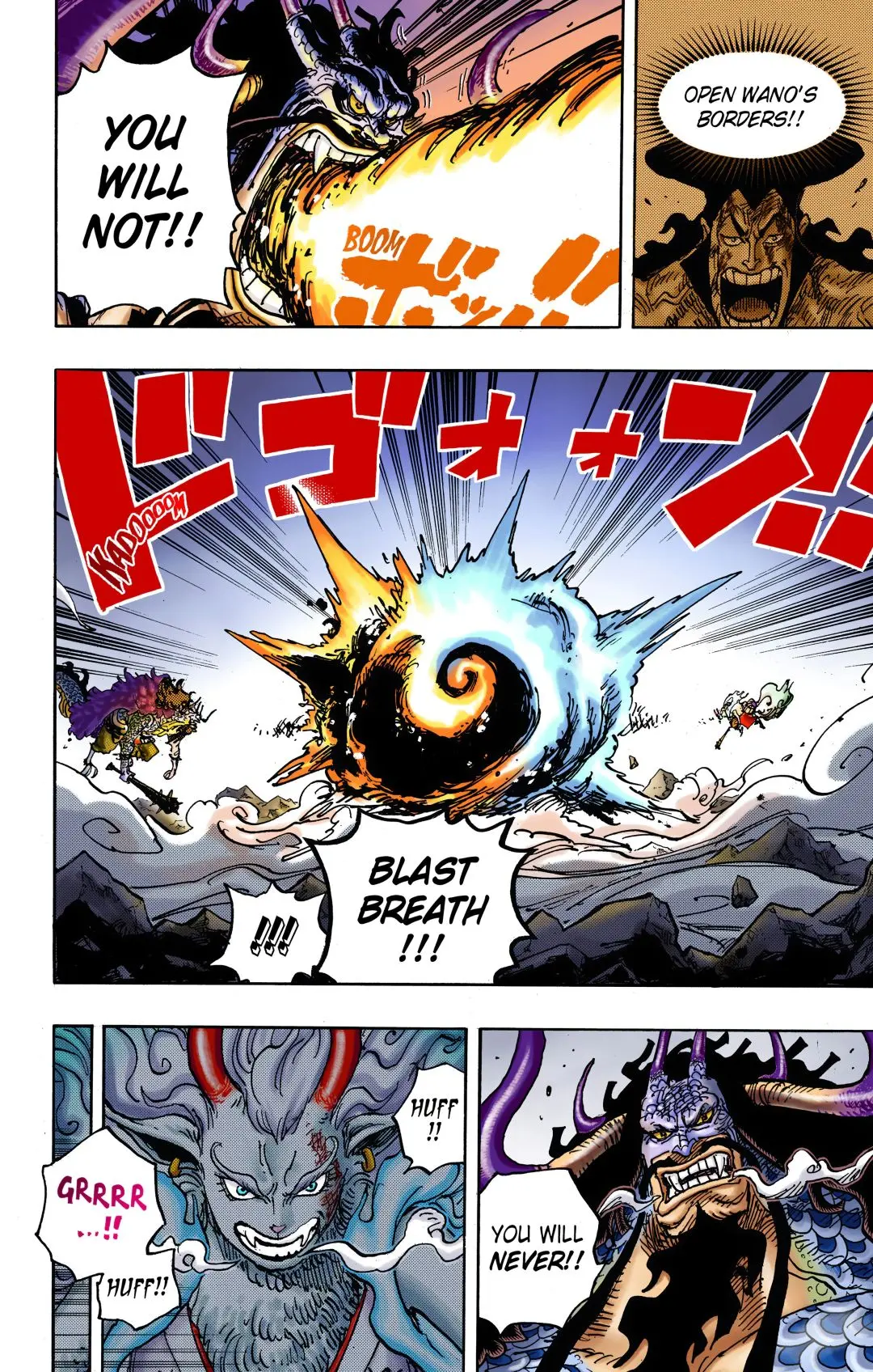 One Piece Colored, chapter 1020, page 4
