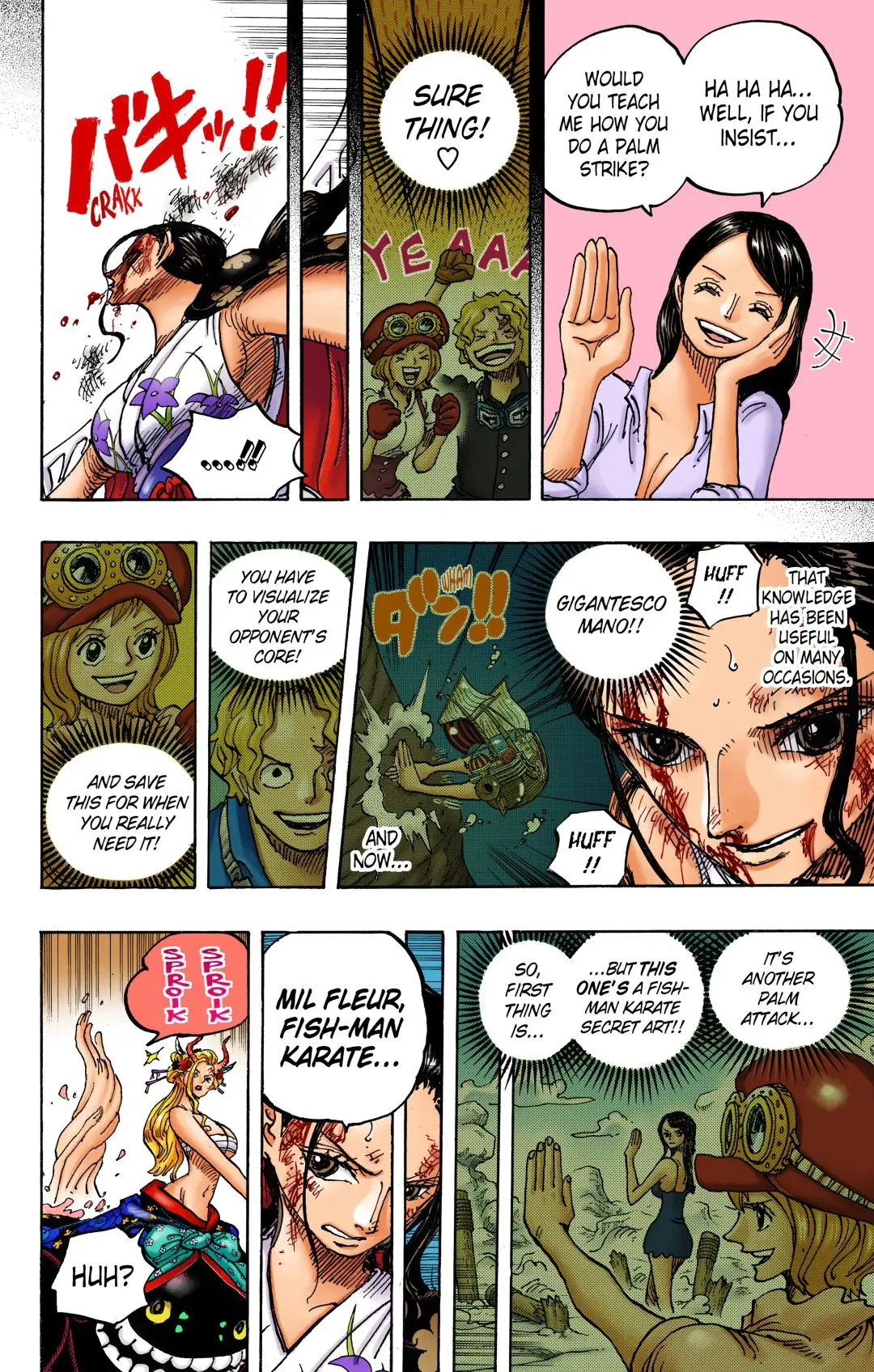 One Piece Colored, chapter 1021, page 10