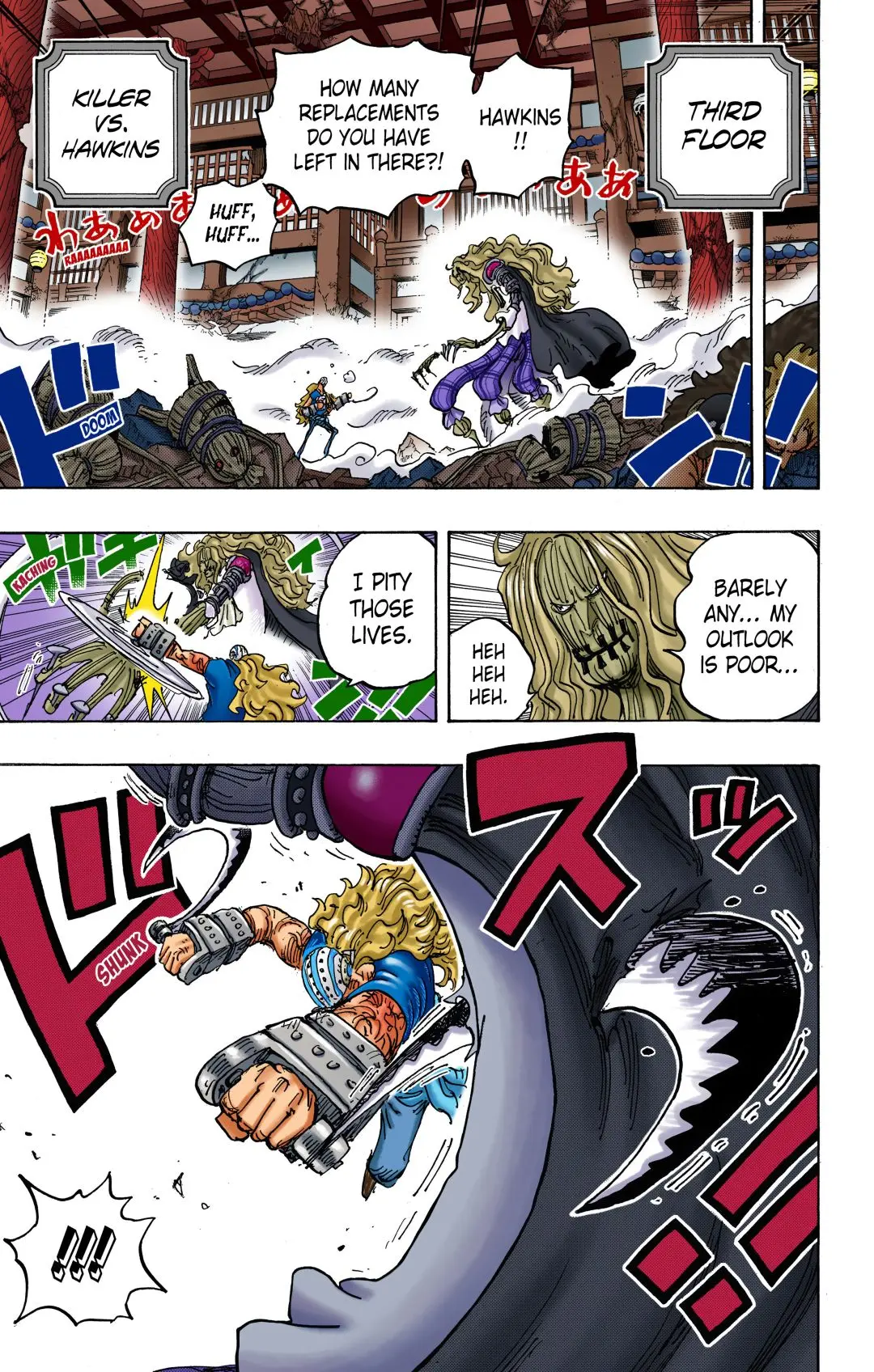 One Piece Colored, chapter 1022, page 7