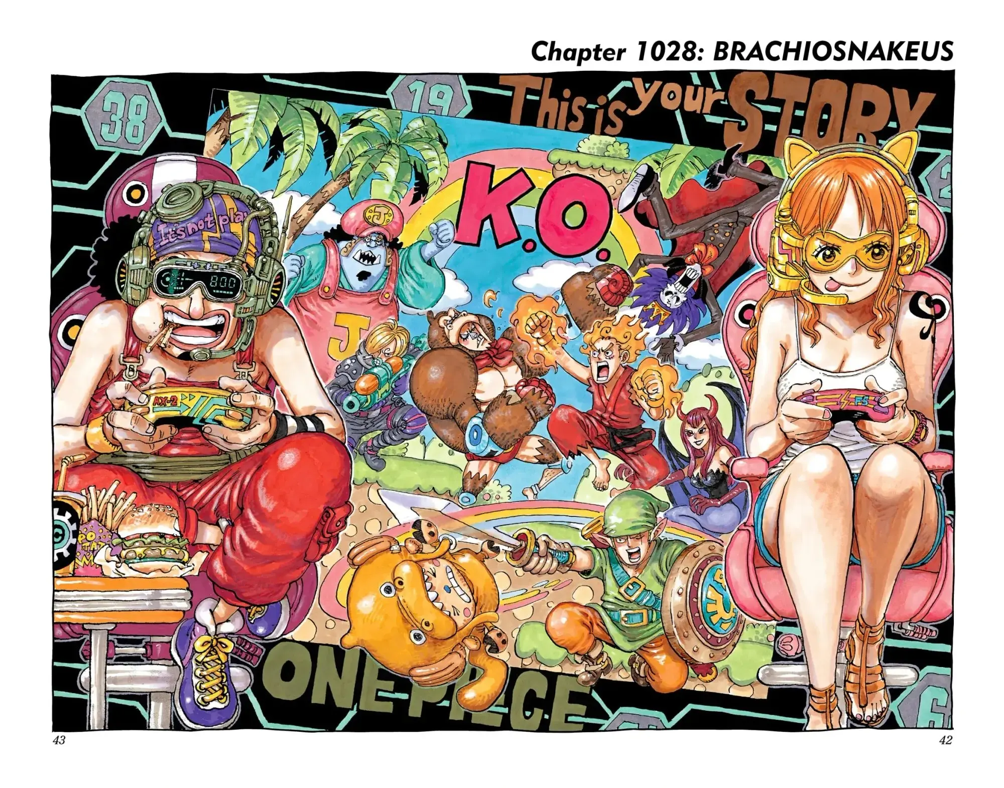 One Piece Colored, chapter 1028, page 1