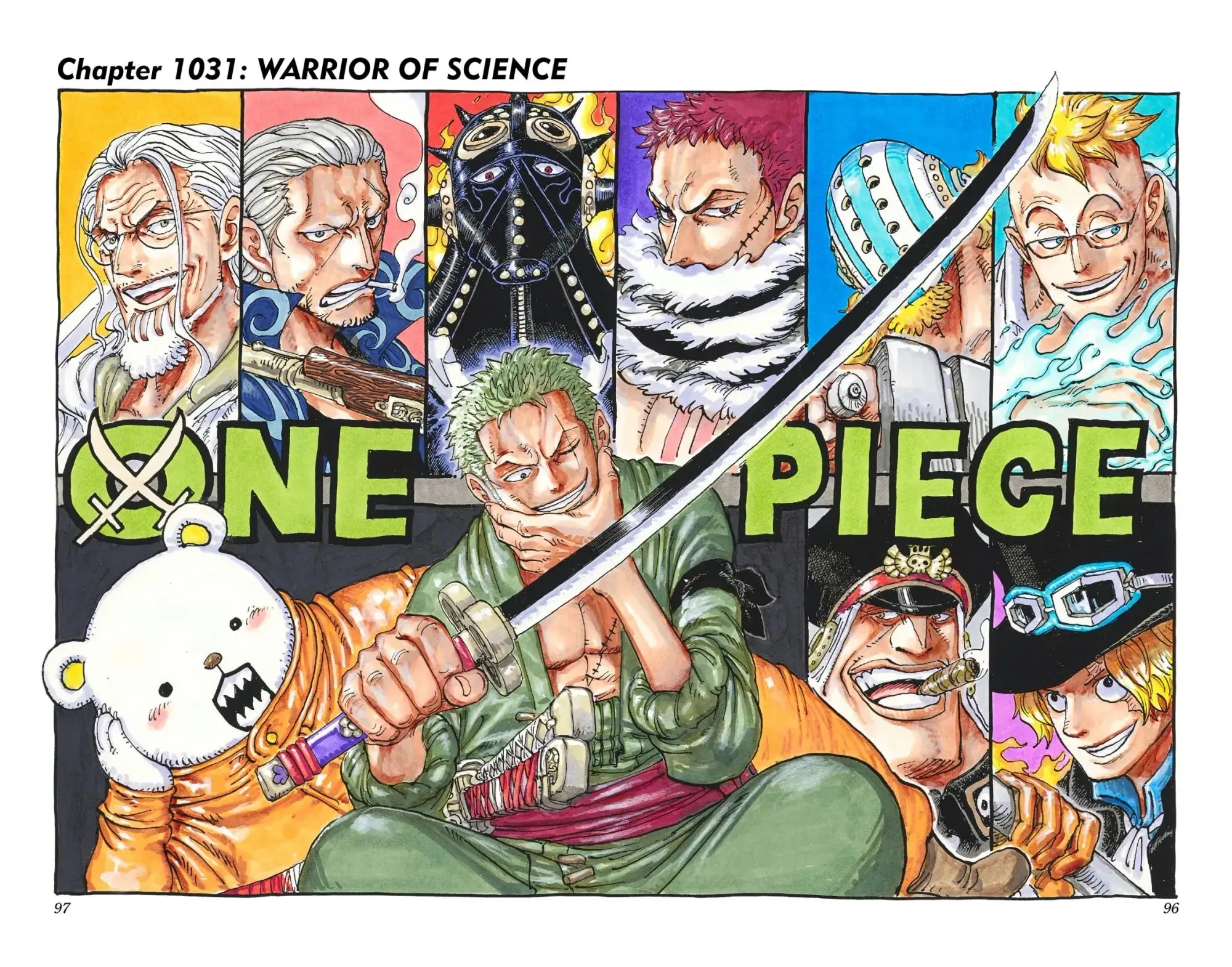 One Piece Colored, chapter 1031, page 1