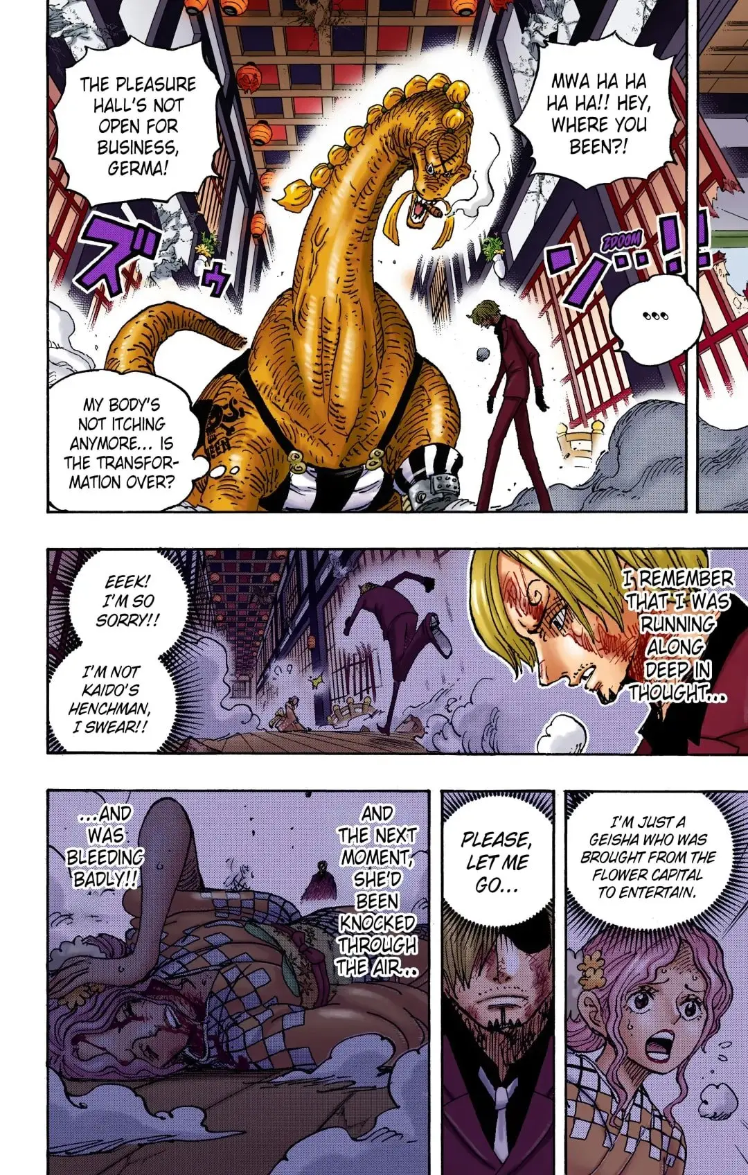 One Piece Colored, chapter 1031, page 12