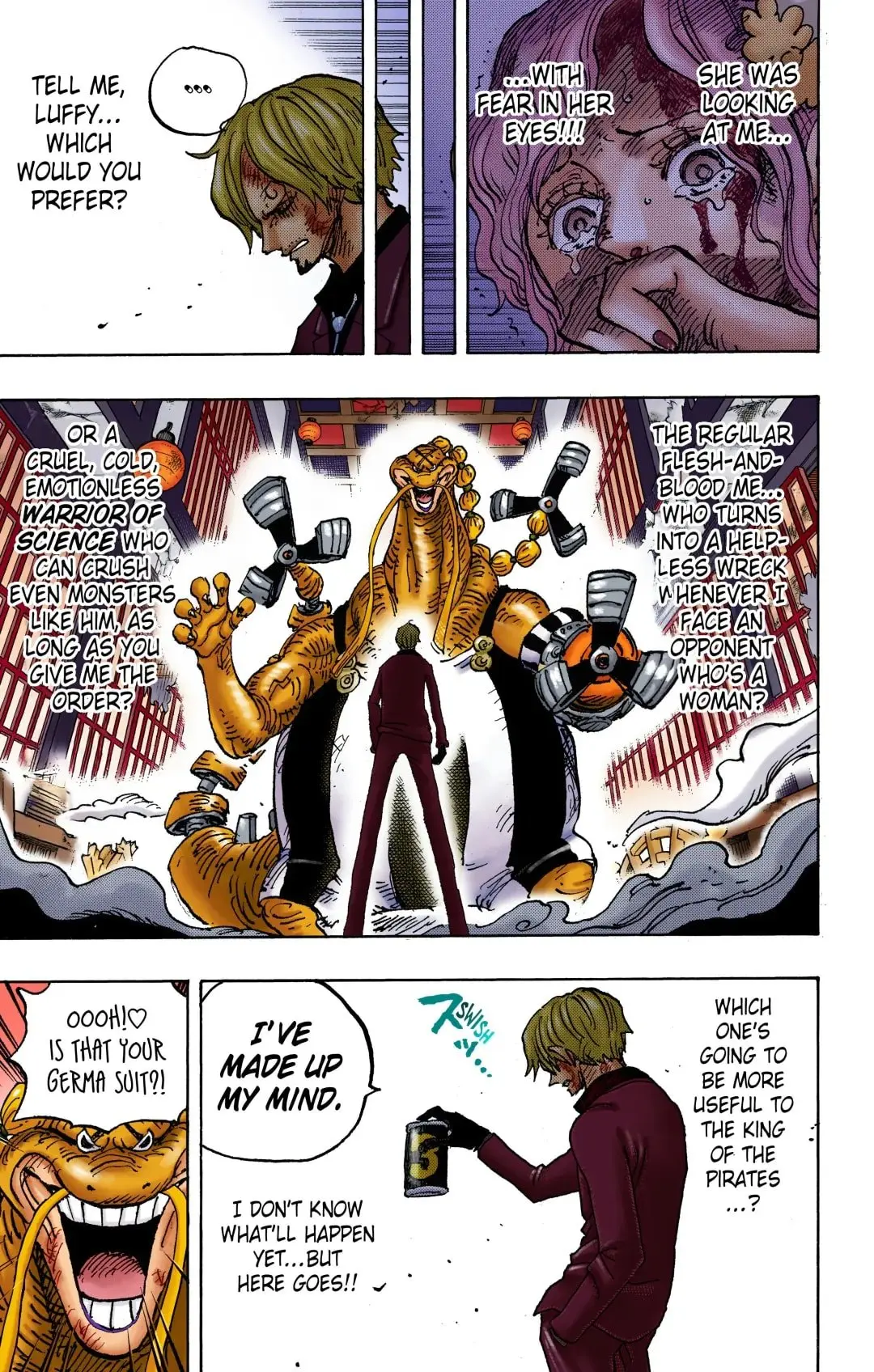 One Piece Colored, chapter 1031, page 13