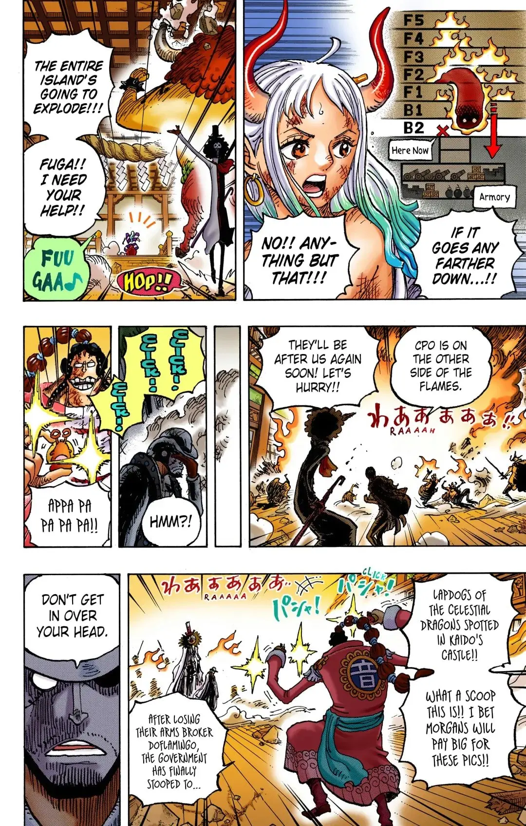 One Piece Colored, chapter 1032, page 6
