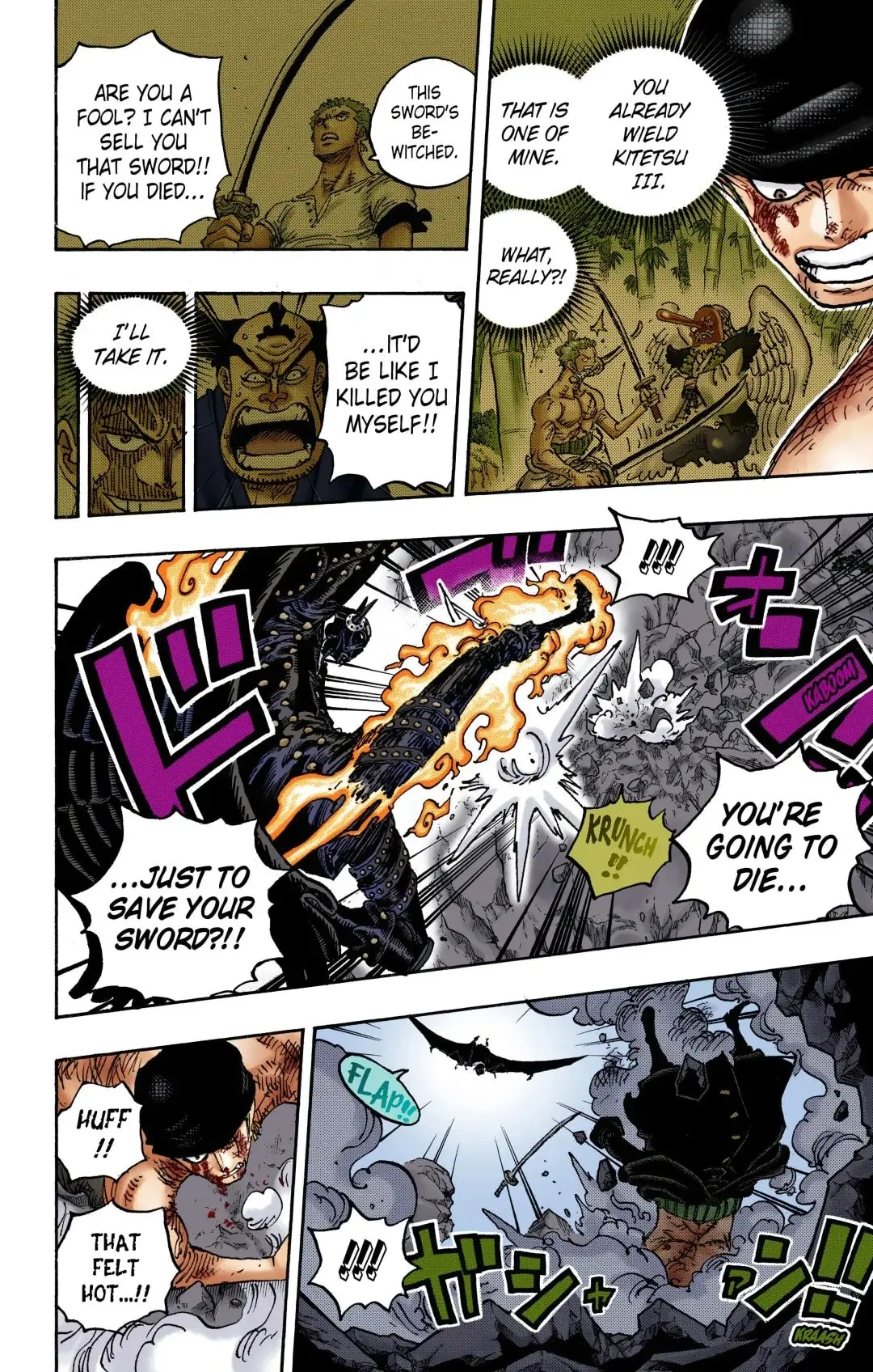 One Piece Colored, chapter 1033, page 8