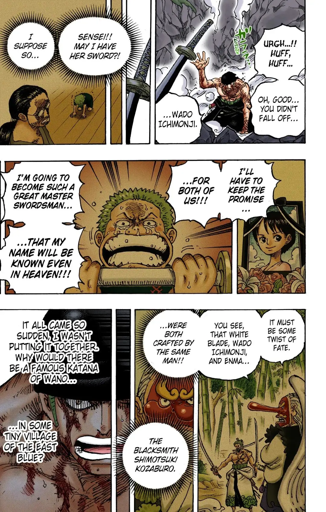 One Piece Colored, chapter 1033, page 9