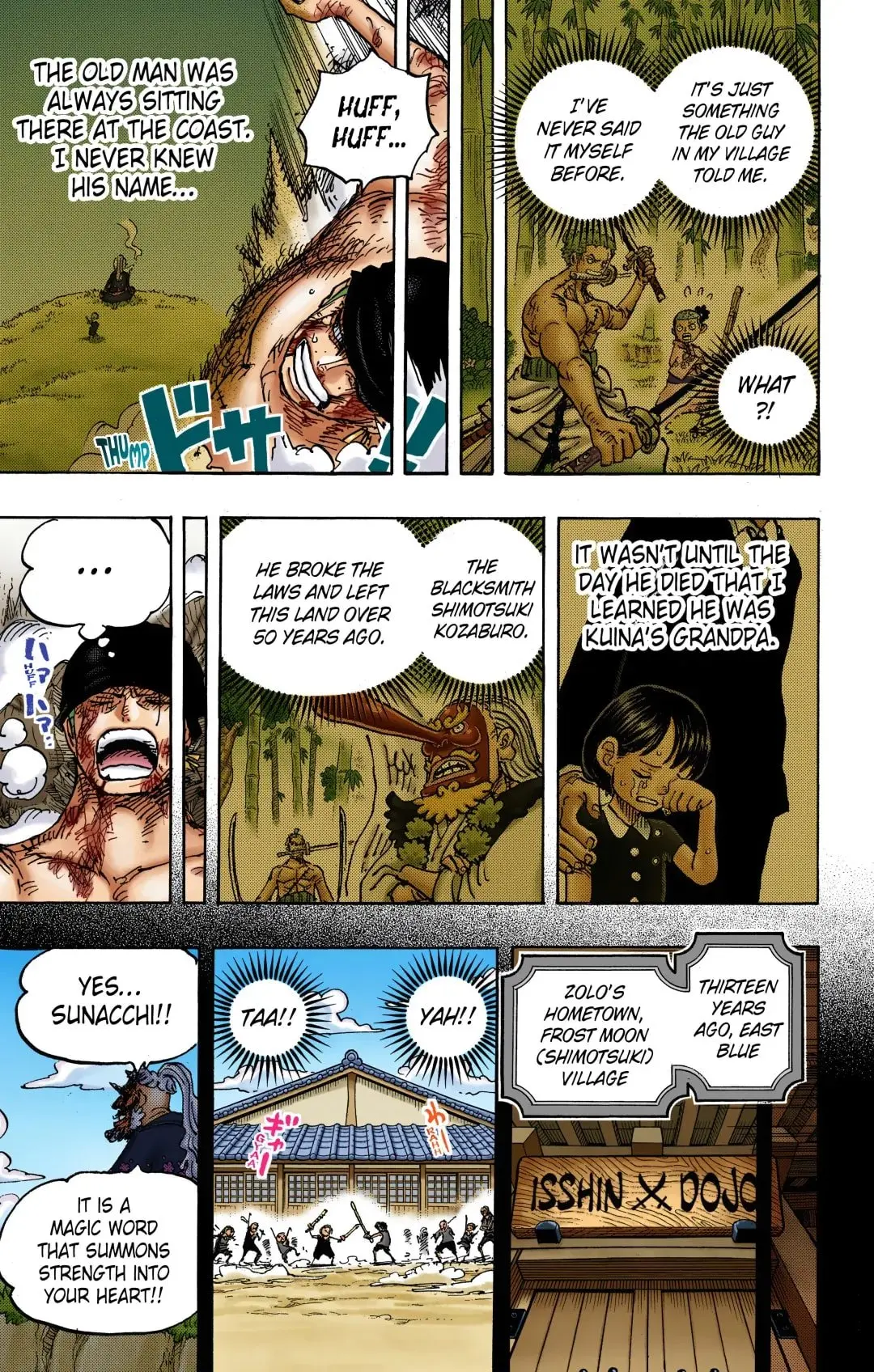 One Piece Colored, chapter 1033, page 11