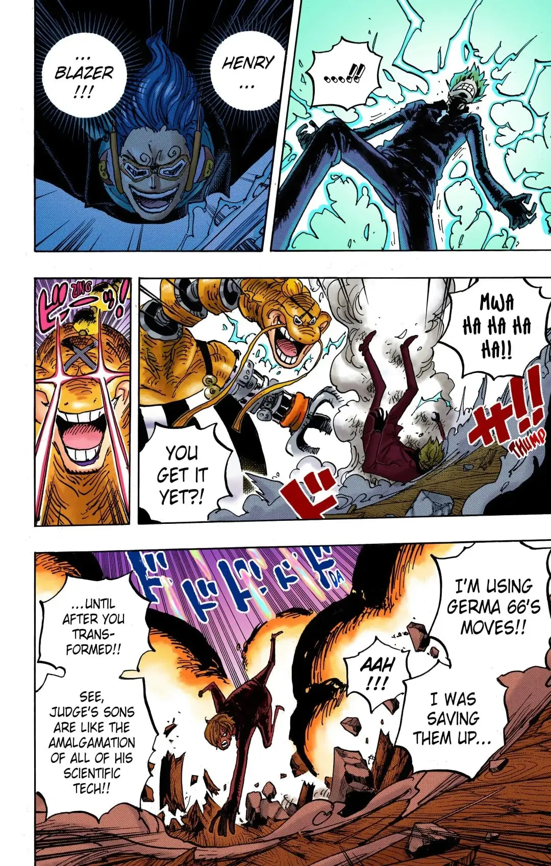 One Piece Colored, chapter 1034, page 7