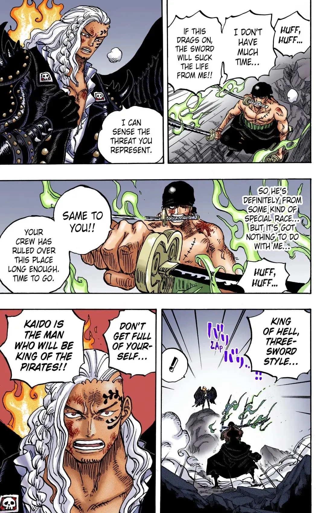 One Piece Colored, chapter 1035, page 9