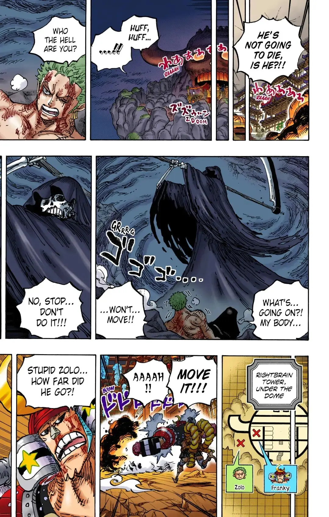 One Piece Colored, chapter 1038, page 5