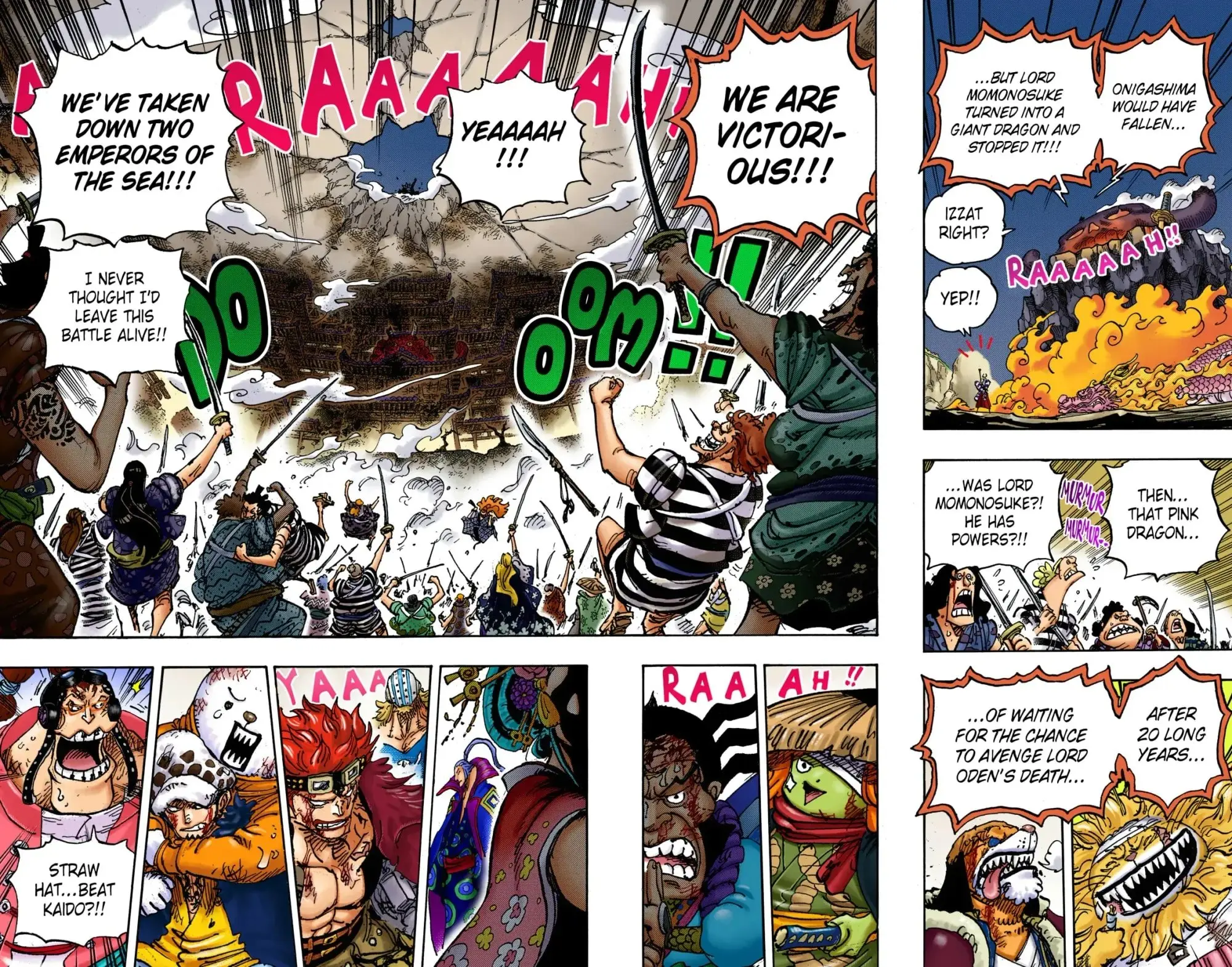 One Piece Colored, chapter 1050, page 7