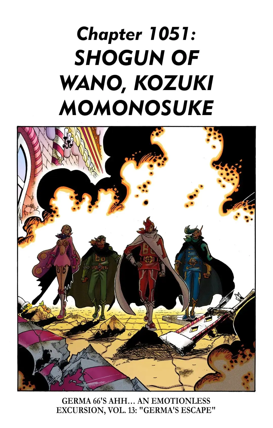 One Piece Colored, chapter 1051, page 1