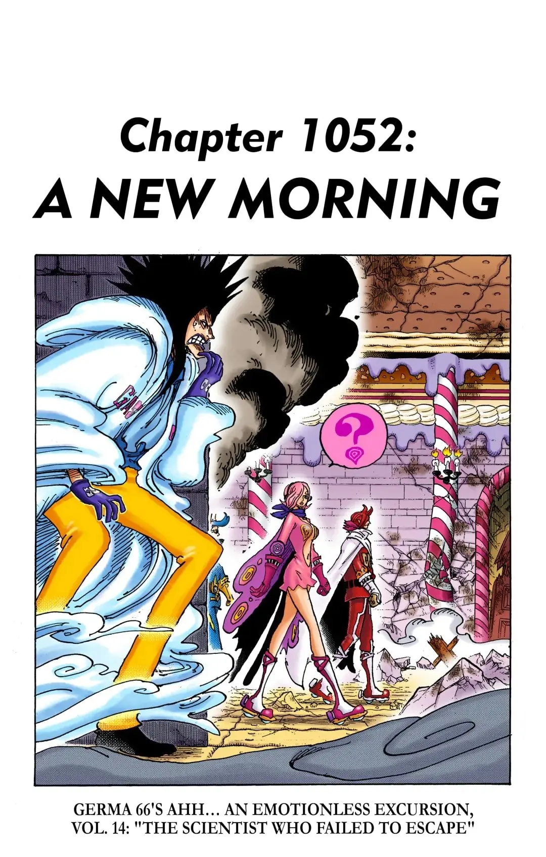 One Piece Colored, chapter 1052, page 1