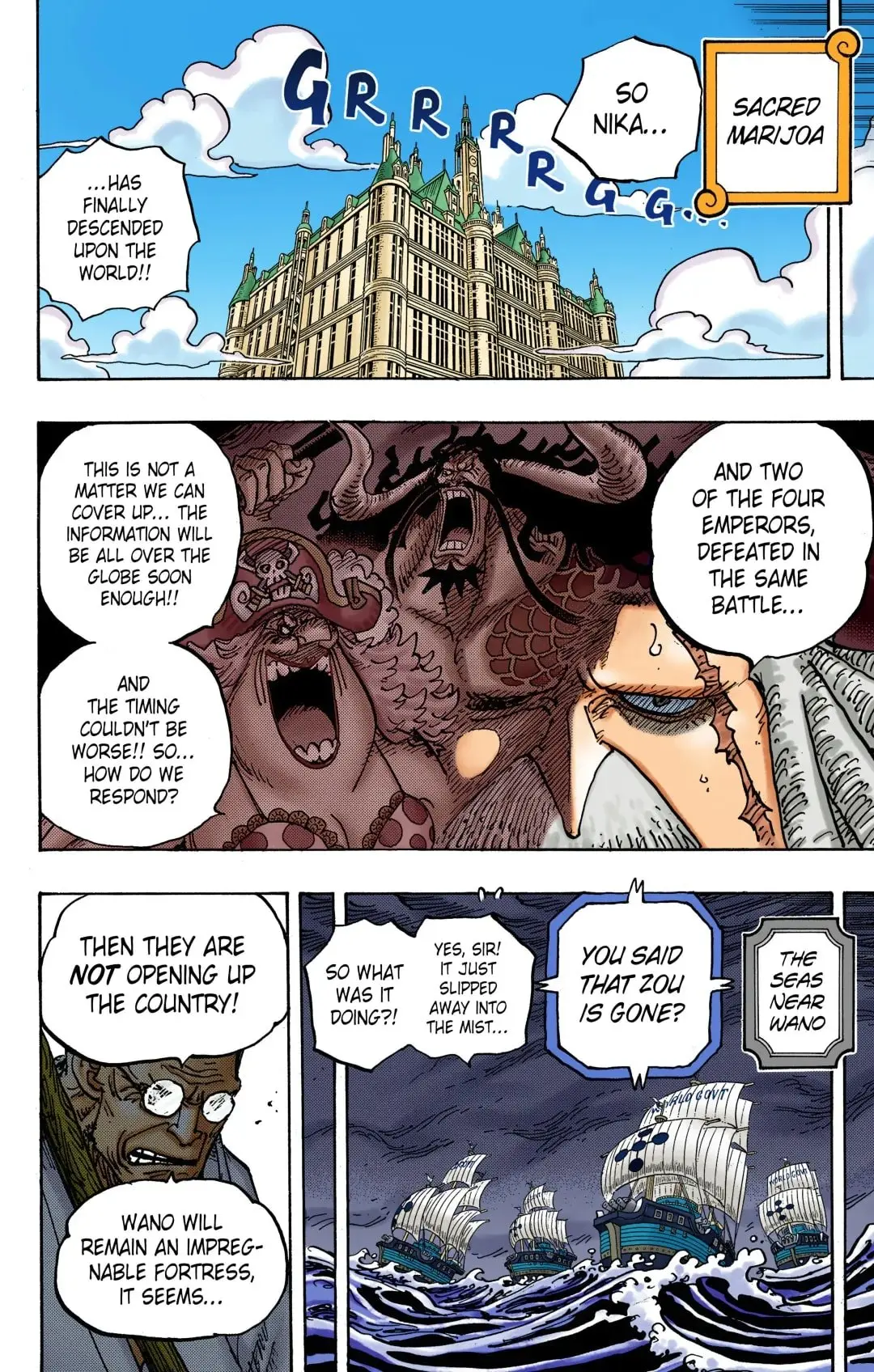One Piece Colored, chapter 1052, page 2