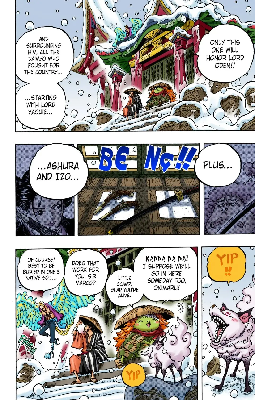 One Piece Colored, chapter 1052, page 8