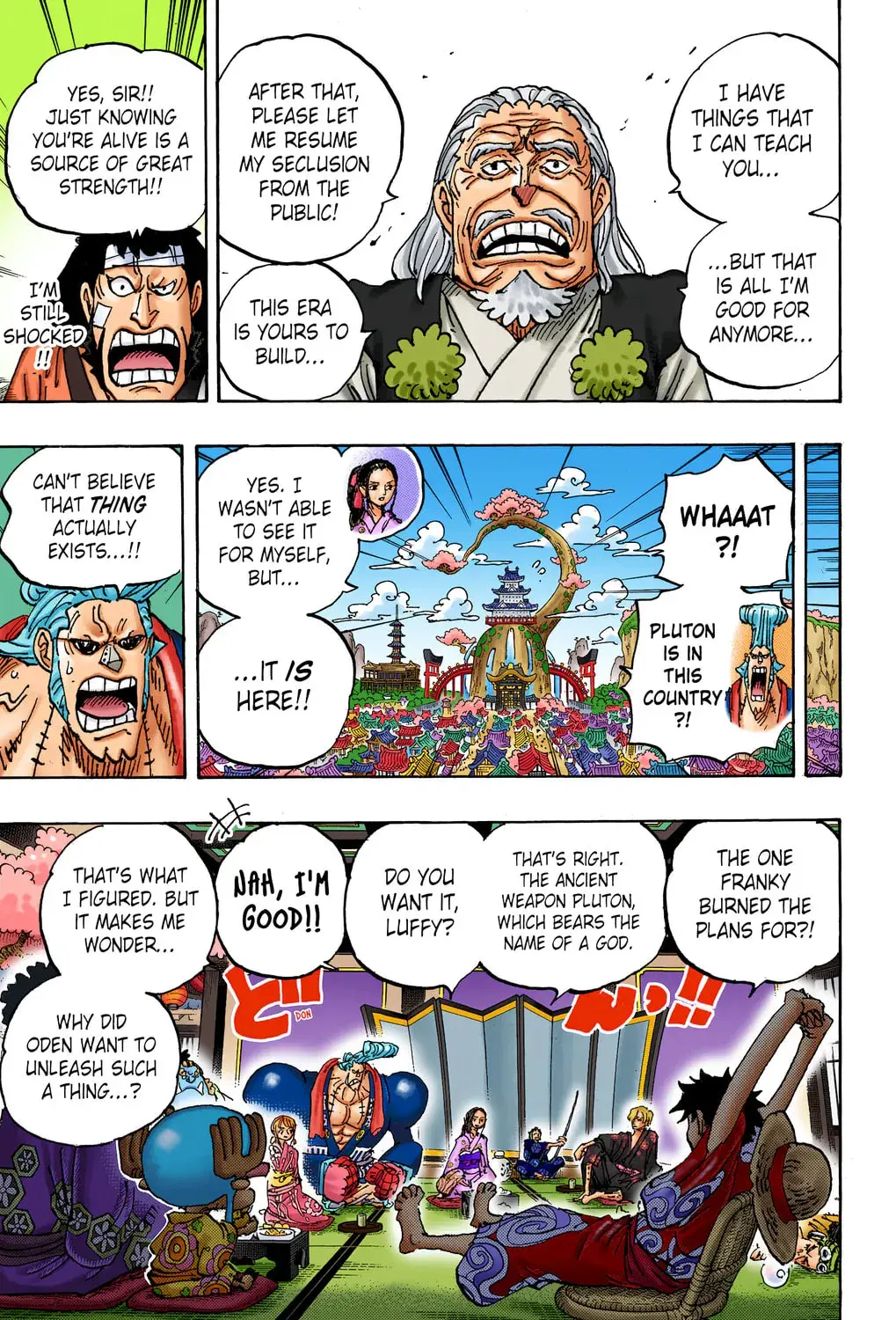 One Piece Colored, chapter 1056, page 13