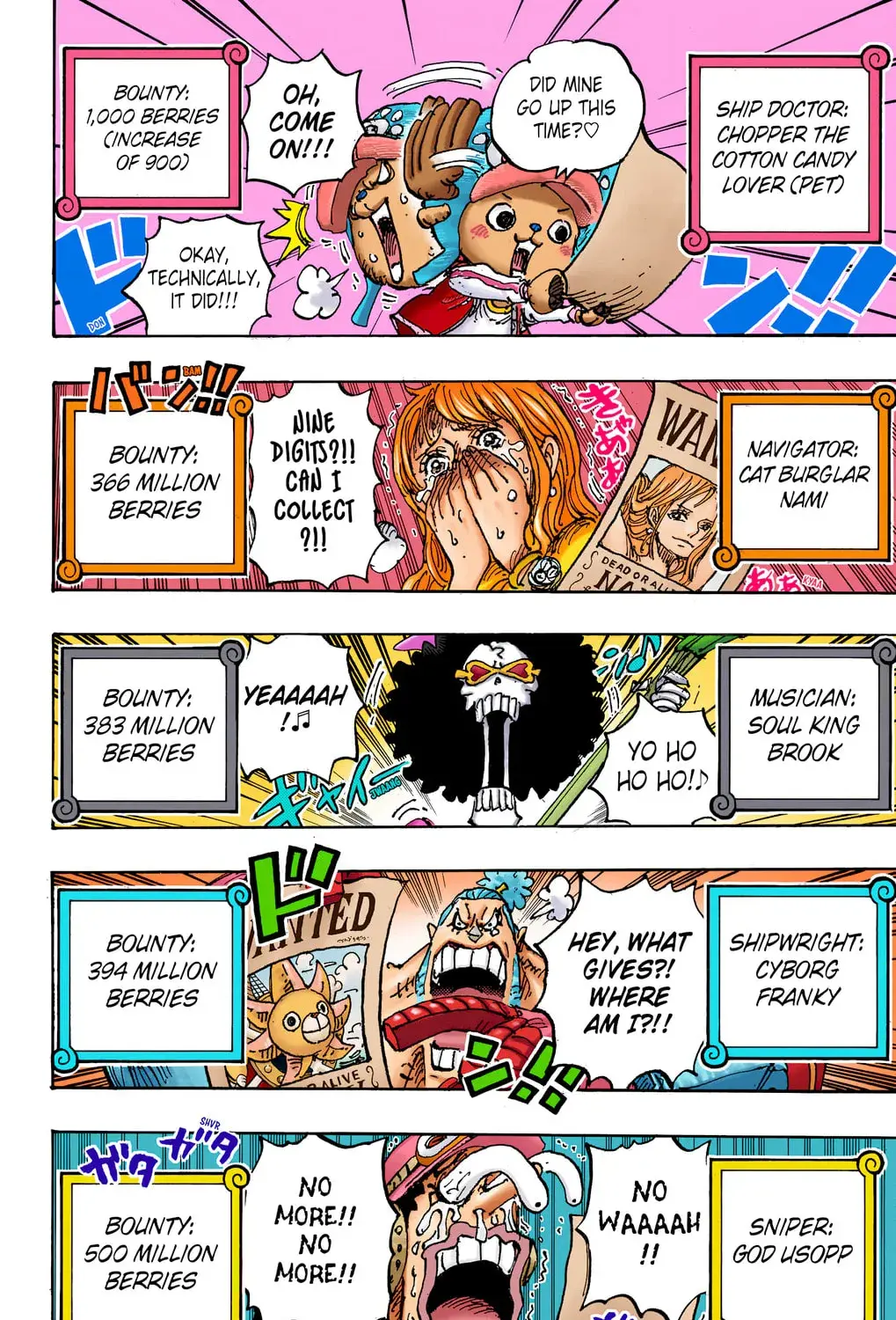 One Piece Colored, chapter 1058, page 7