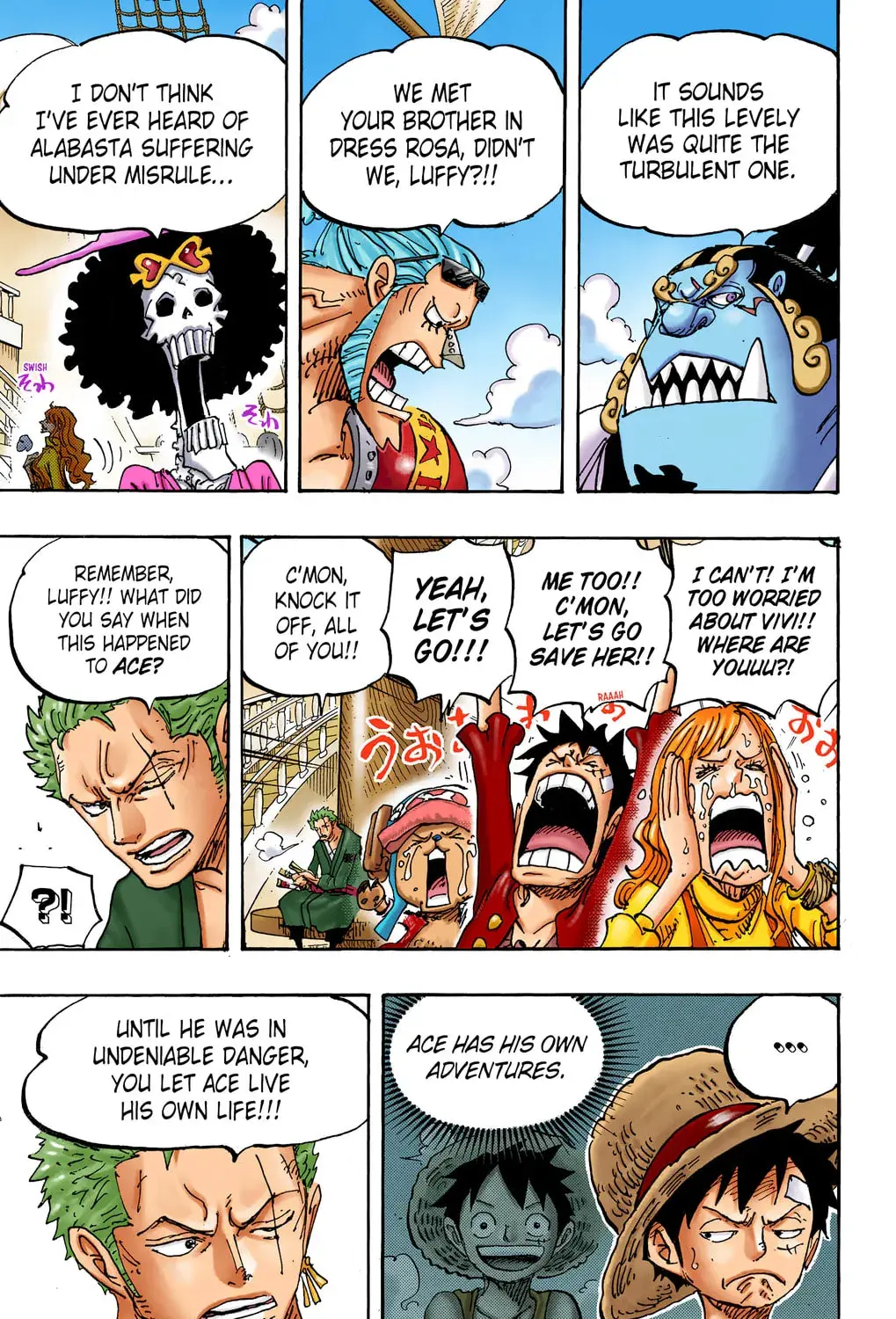 One Piece Colored, chapter 1060, page 9