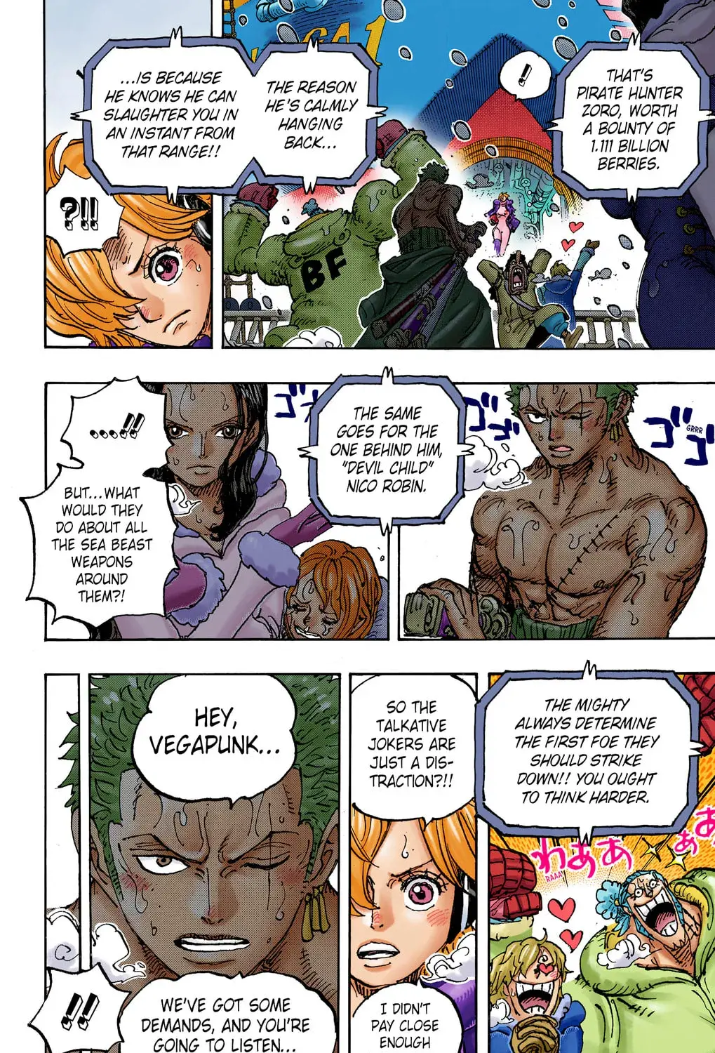One Piece Colored, chapter 1062, page 9