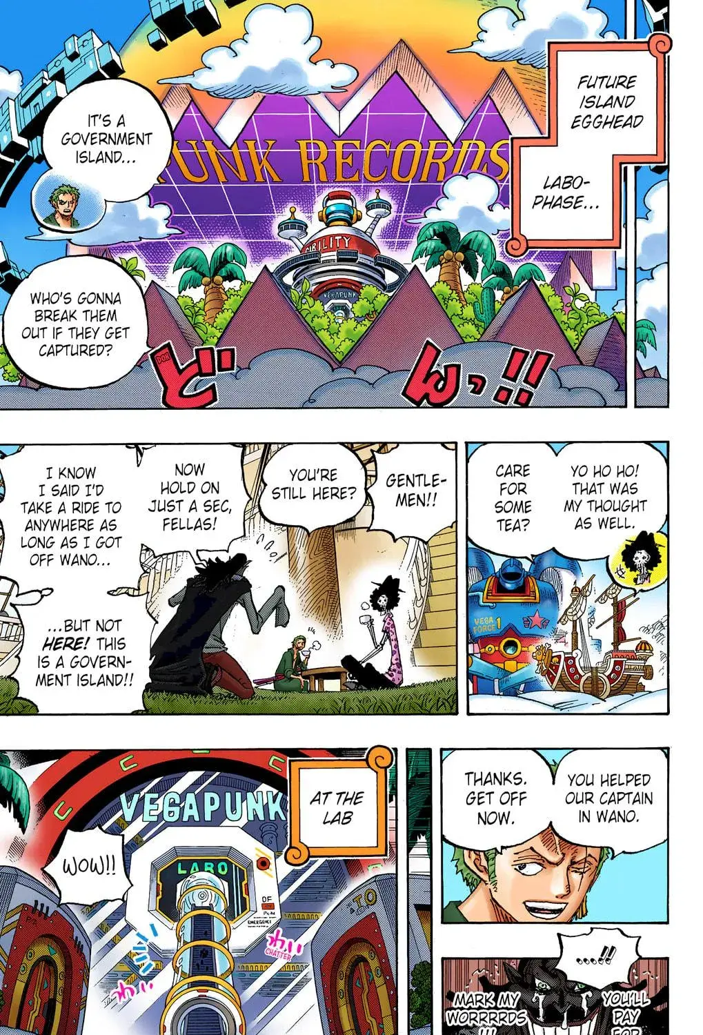One Piece Colored, chapter 1065, page 5